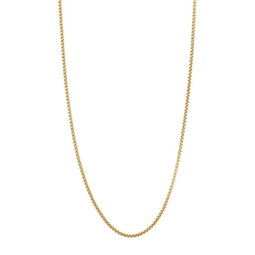 Huntley Steel Necklace Gold