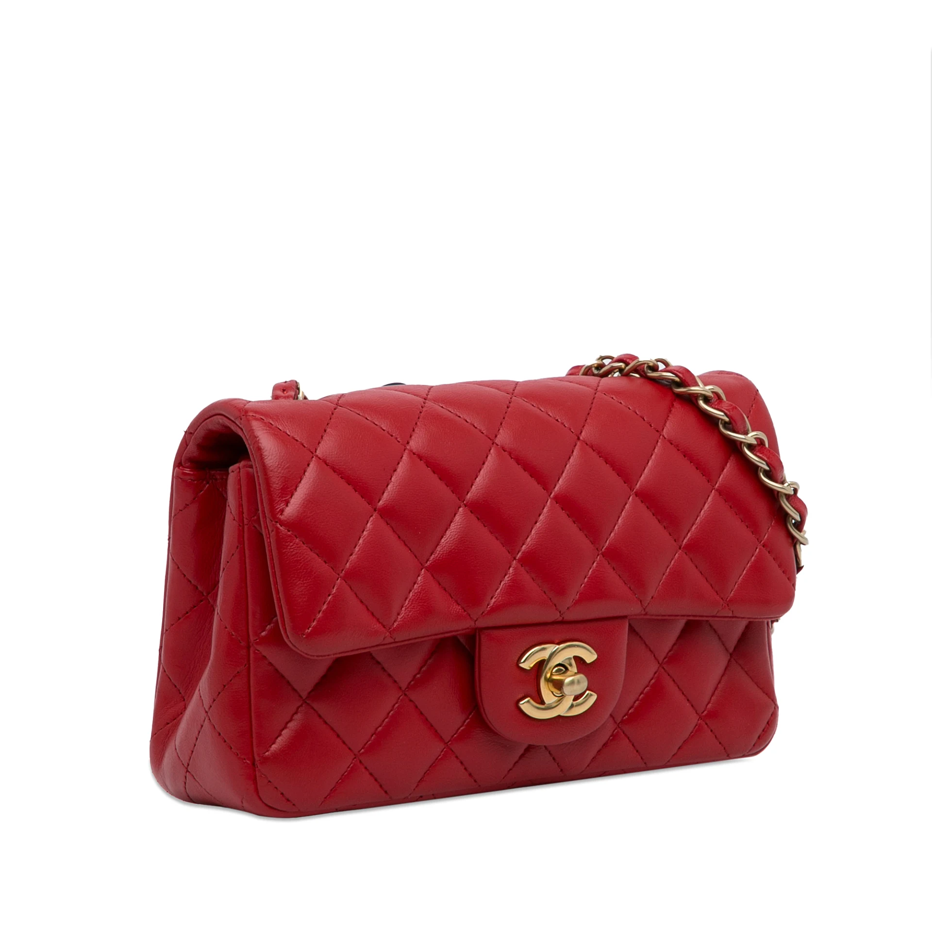 Chanel Mini Classic Lambskin Rectangular Single Flap