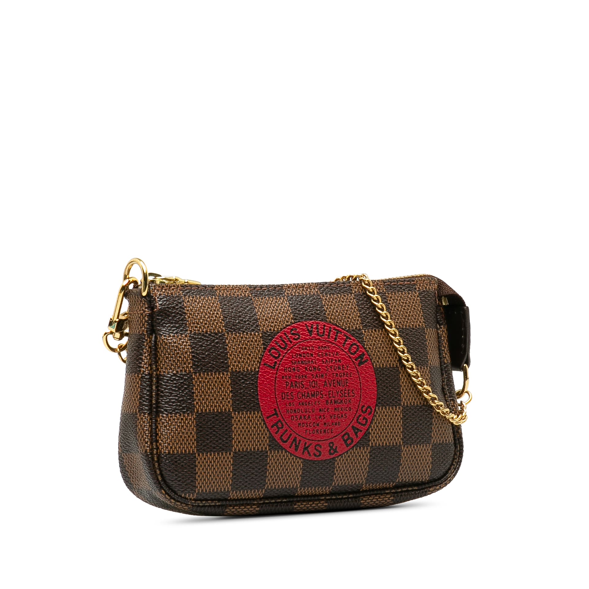 Louis Vuitton Damier Ebene Trunks And Bags Mini Pochette Accessoires