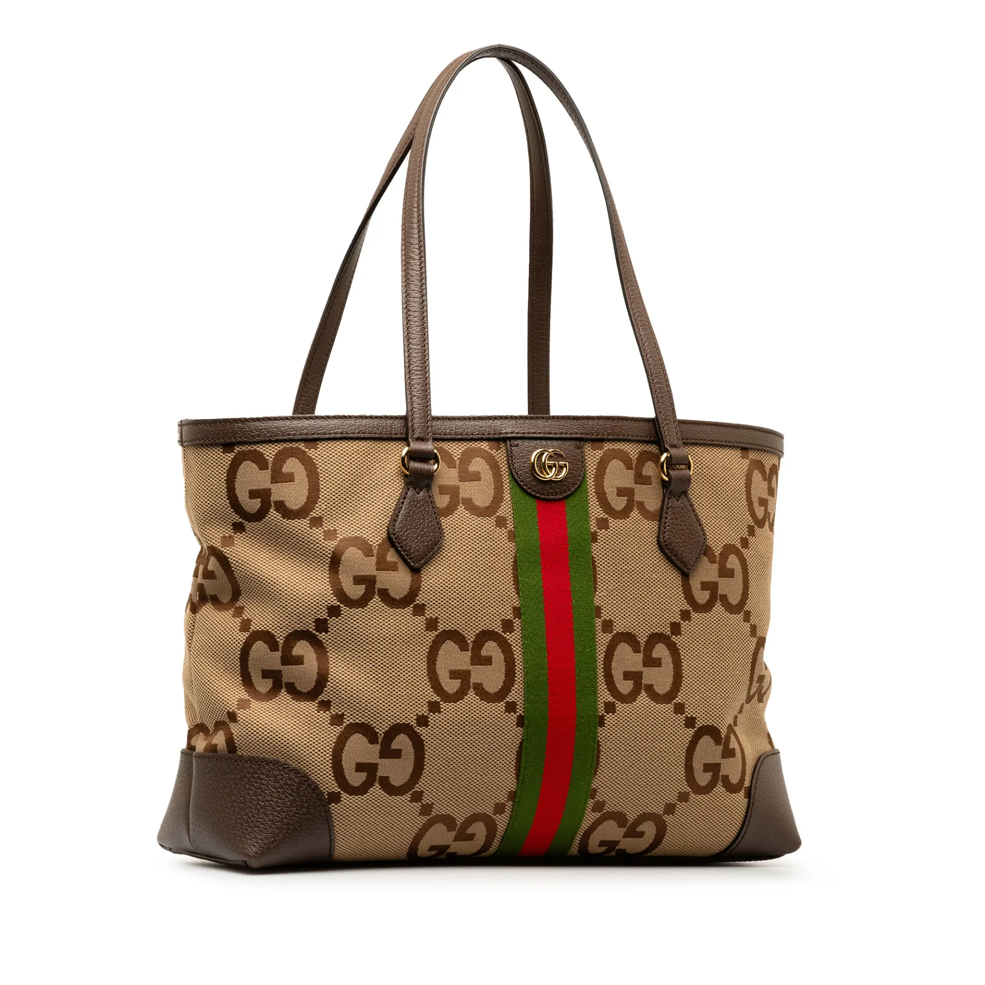 Gucci Jumbo Gg Canvas Ophidia Tote