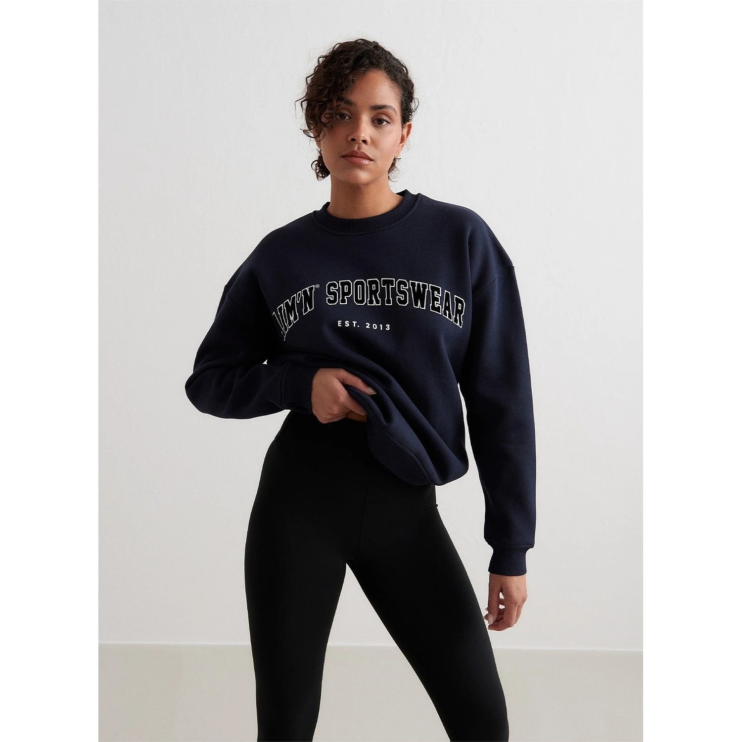 Navy Varsity Sweatshirt