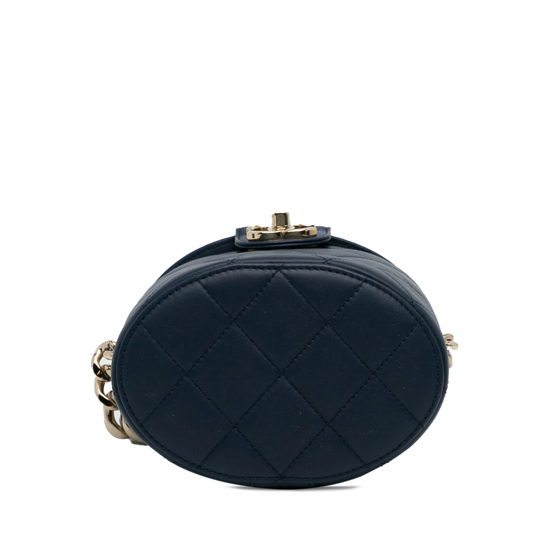 Chanel Cc Round Vanity Bag