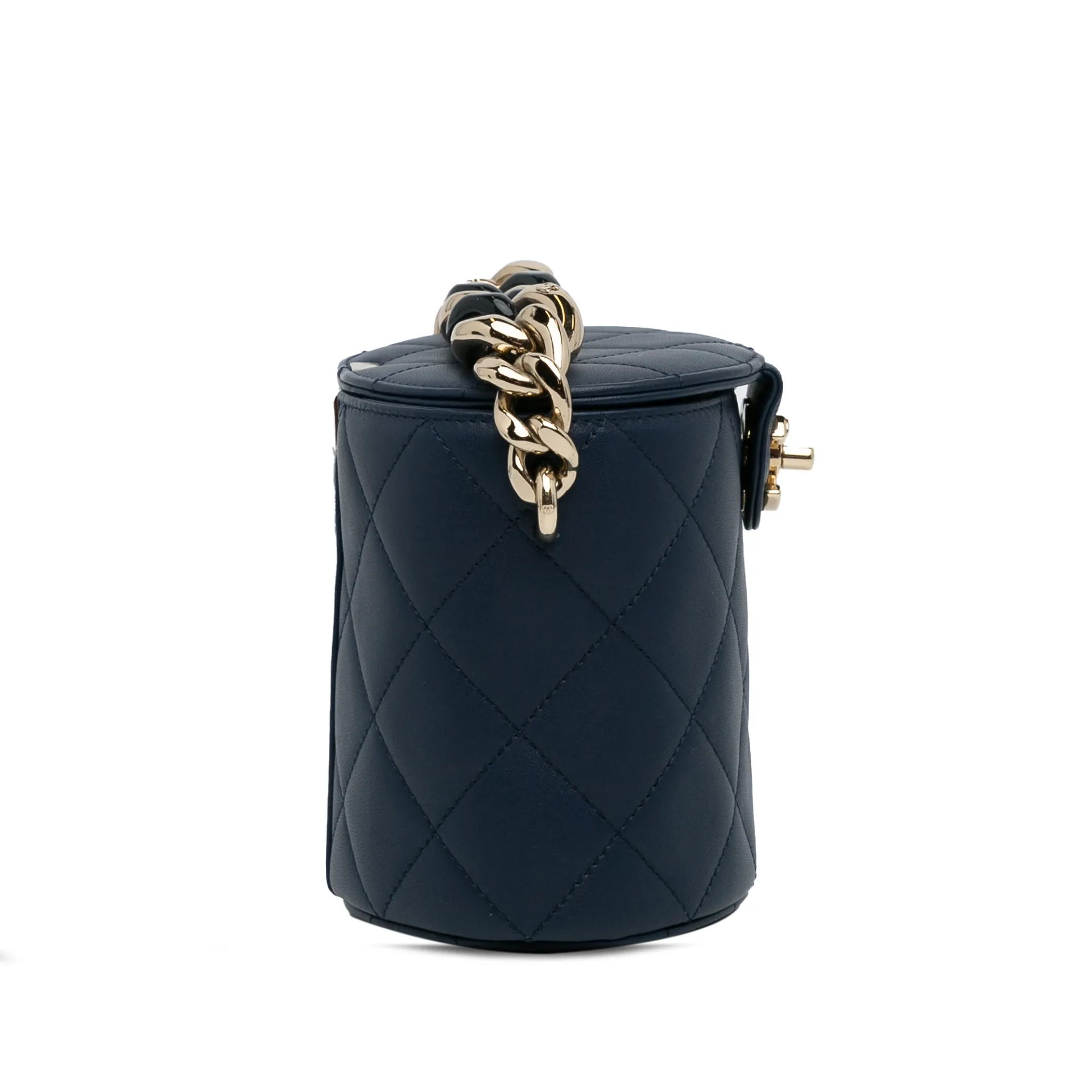 Chanel Cc Round Vanity Bag