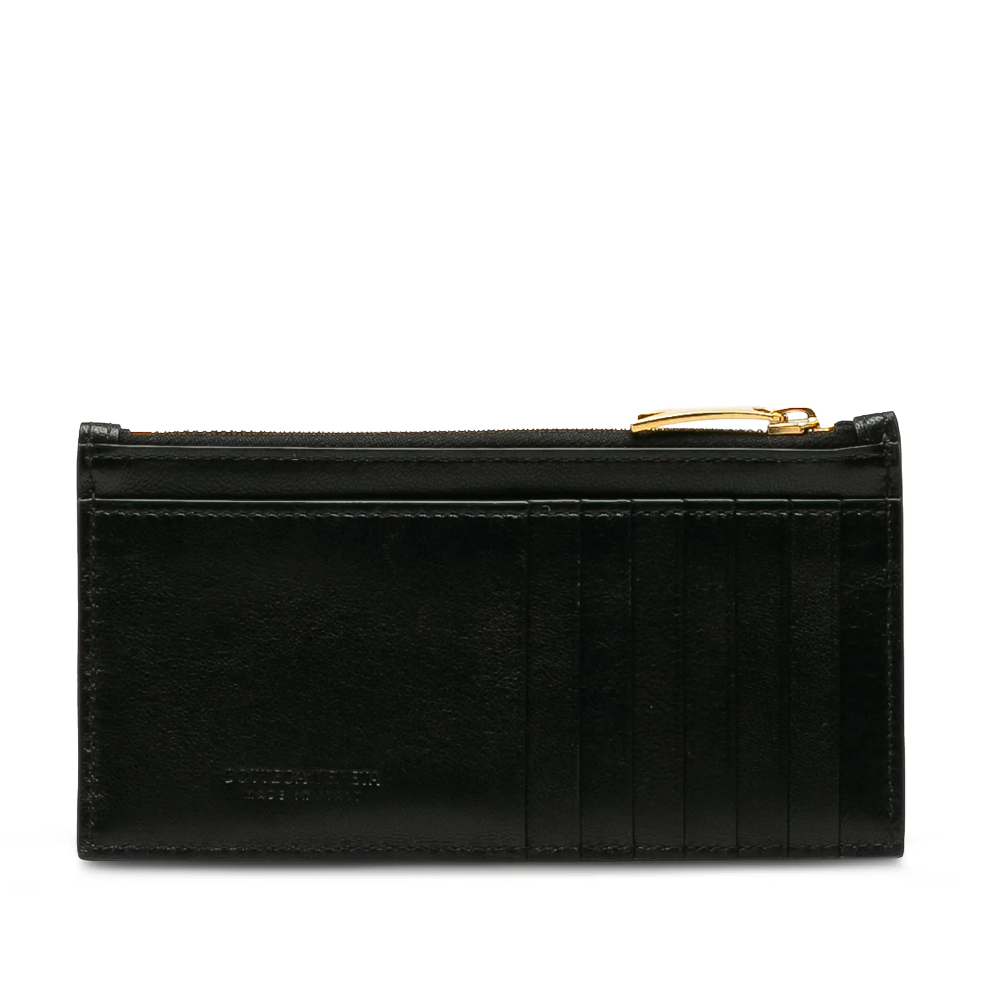 Bottega Veneta Intrecciato Zip Leather Card Holder