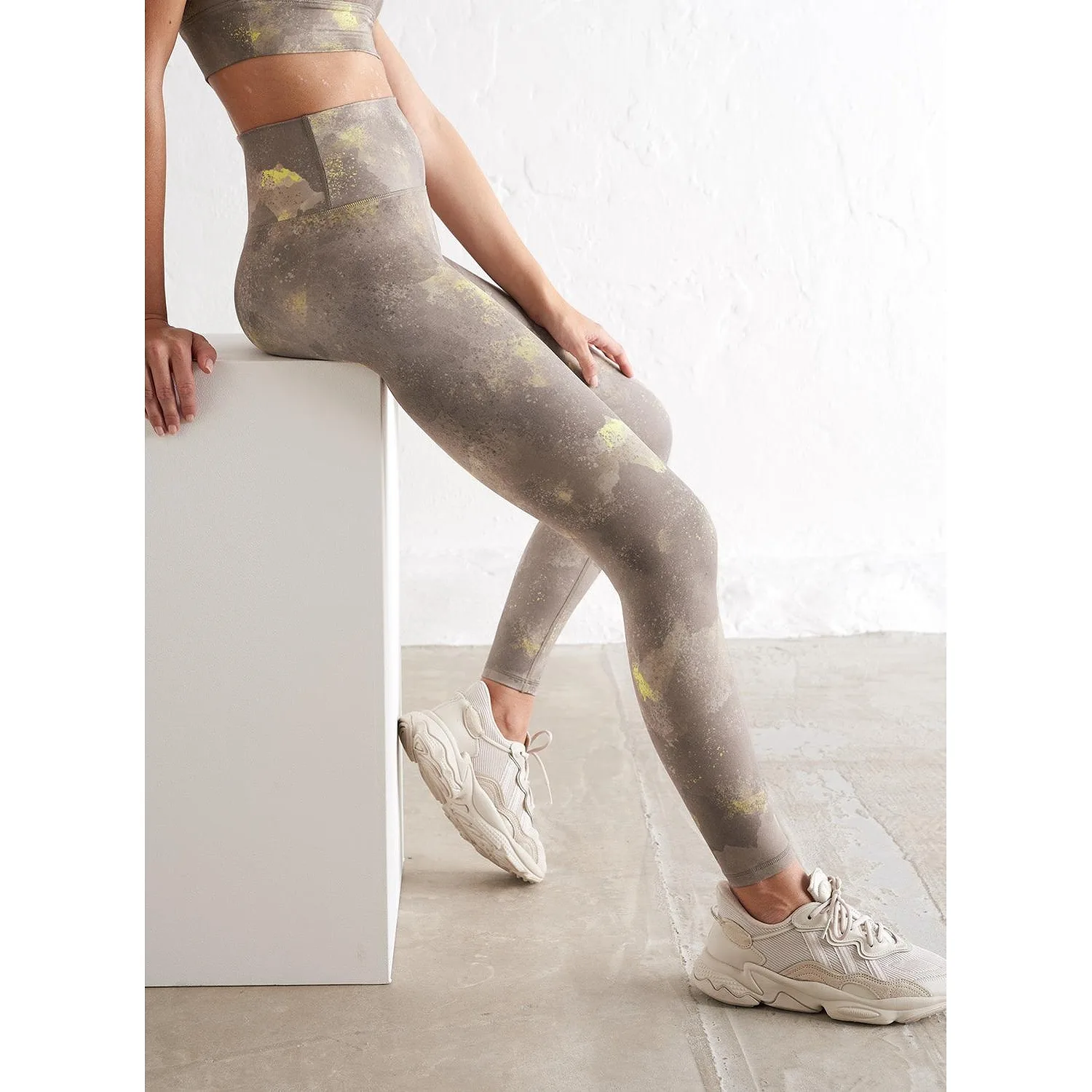 Lemonade Crush Print Core Tights