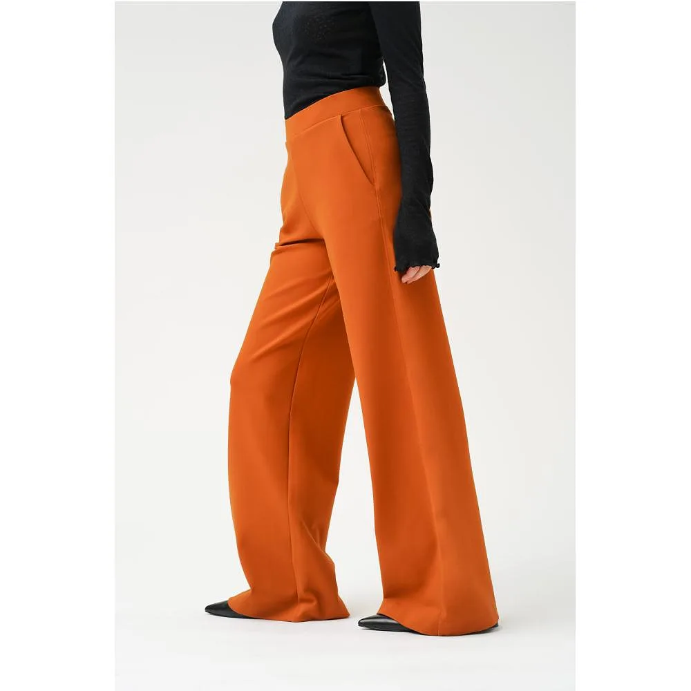 Leia Wide Pants - Almond