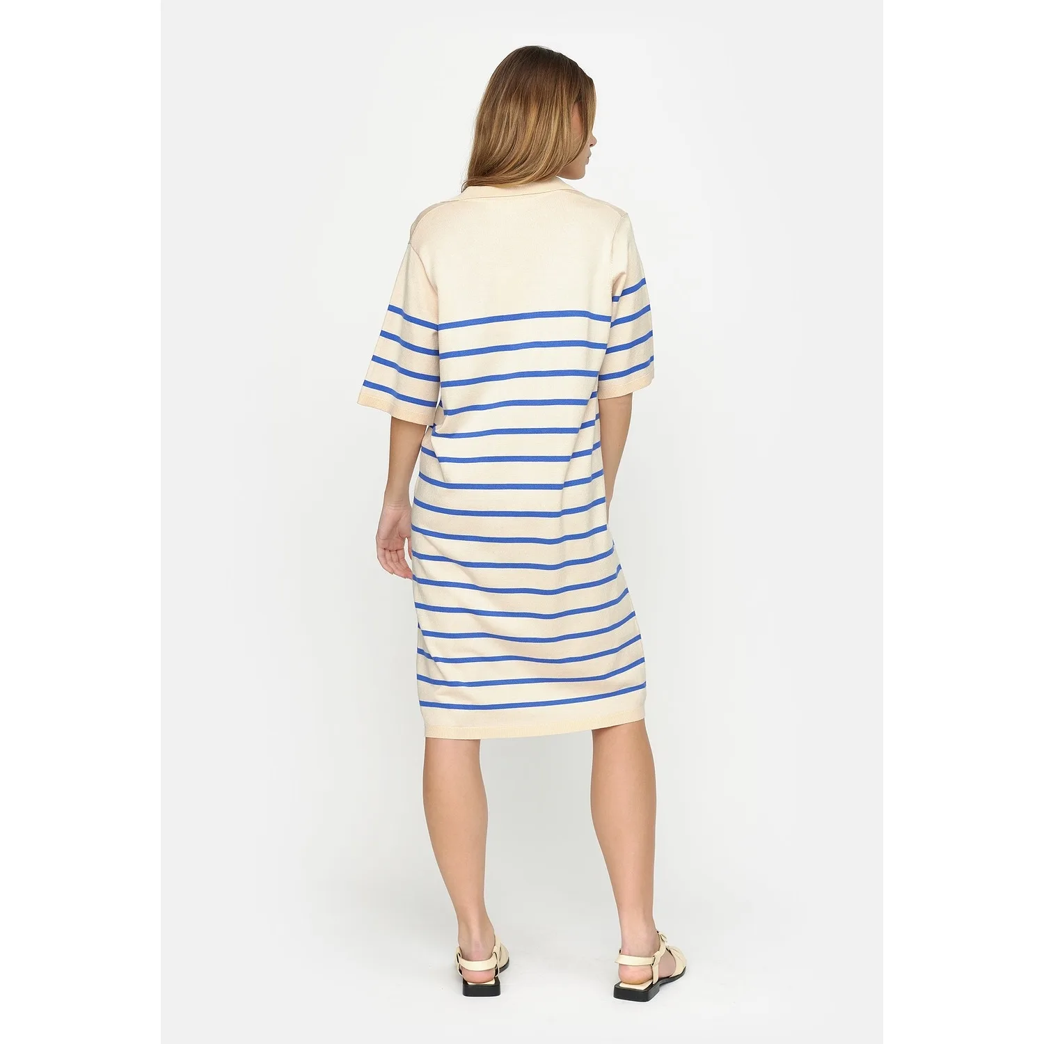 Srlea Polo Knit Dress - Amparo Blue