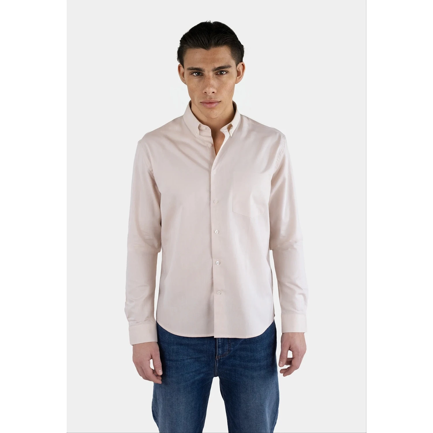 Mika Straight Fit Shirt - Beige