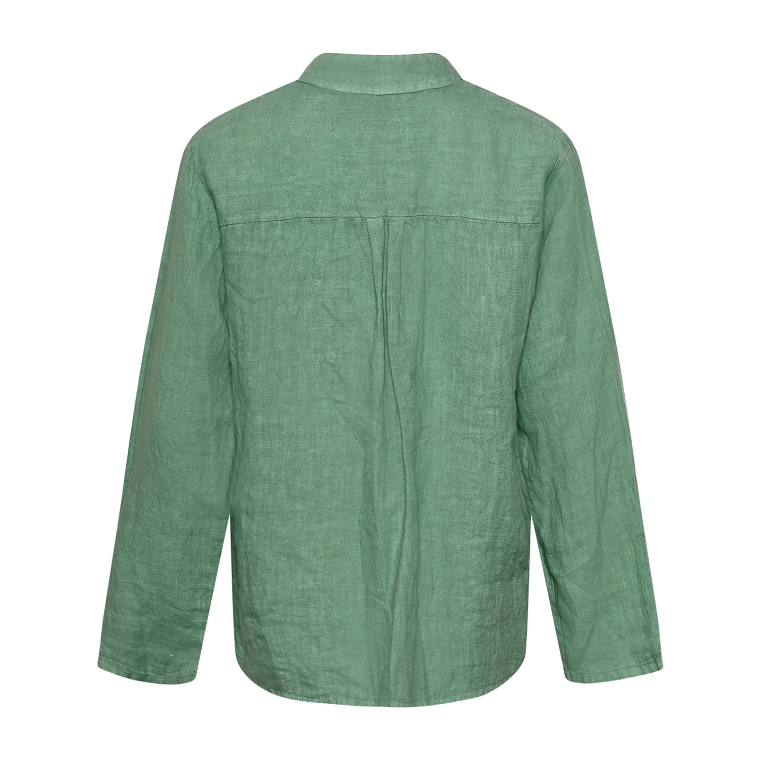 Hildur, Blouse, Linen - Dusty Mint