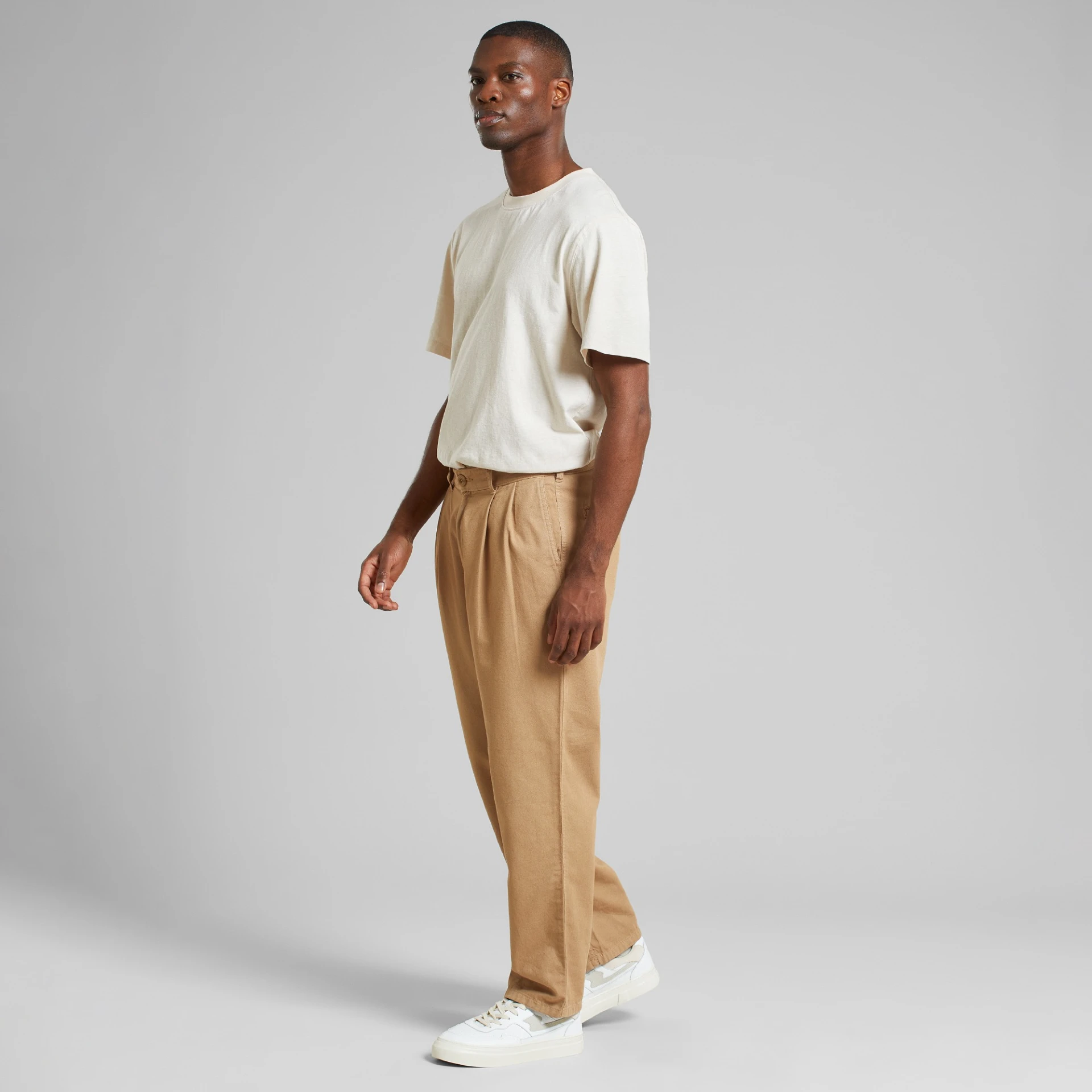 Pants Vallen Canvas Kelp Beige