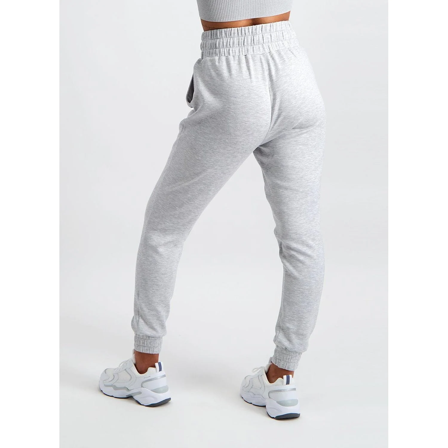 Light Grey Melange Comfy Sweatpants