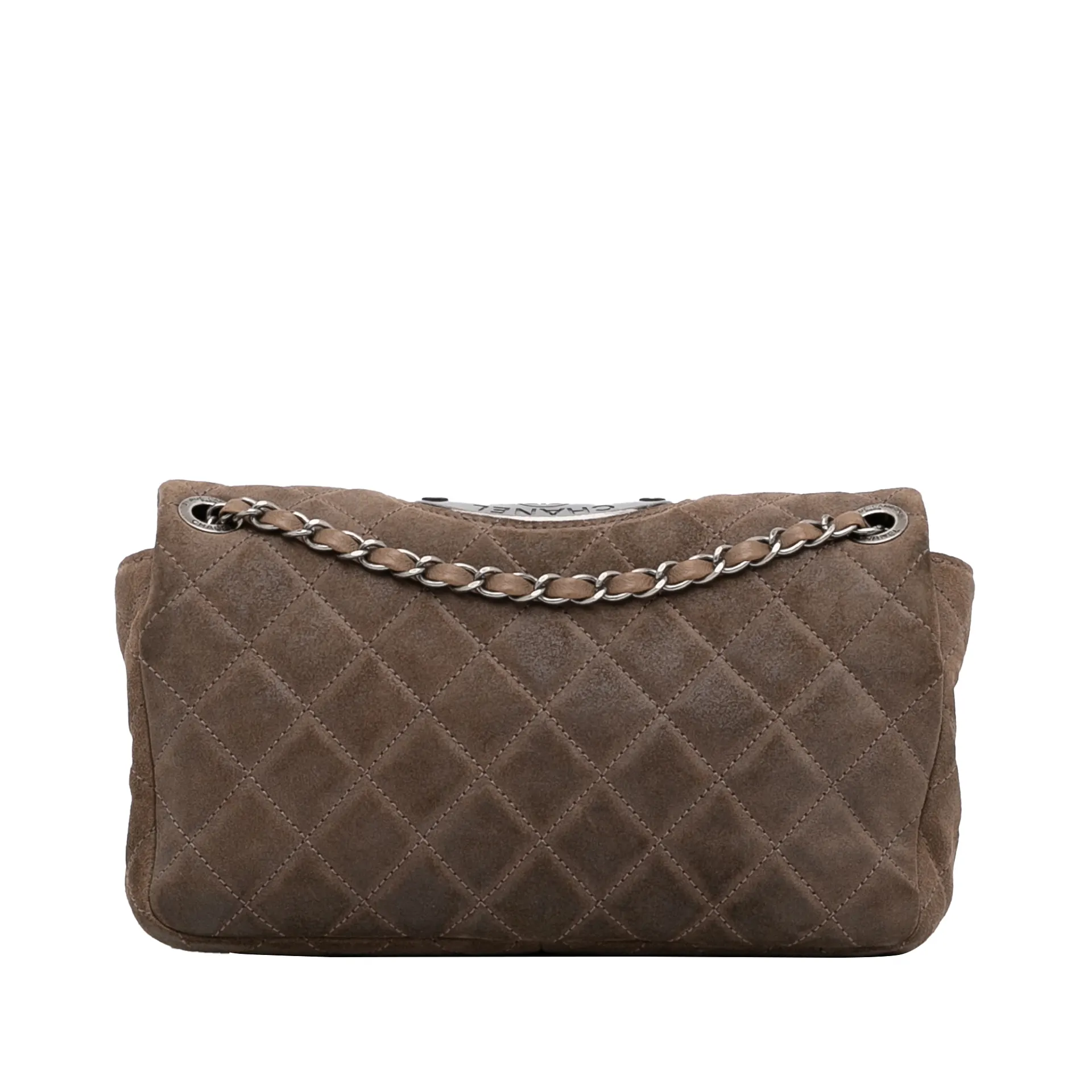 Chanel Small Classic Suede Double Flap