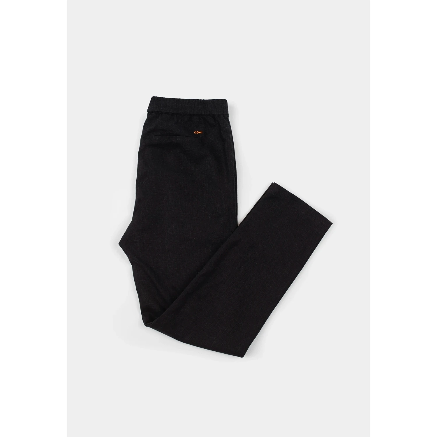 Harlow Linen Trousers - Black