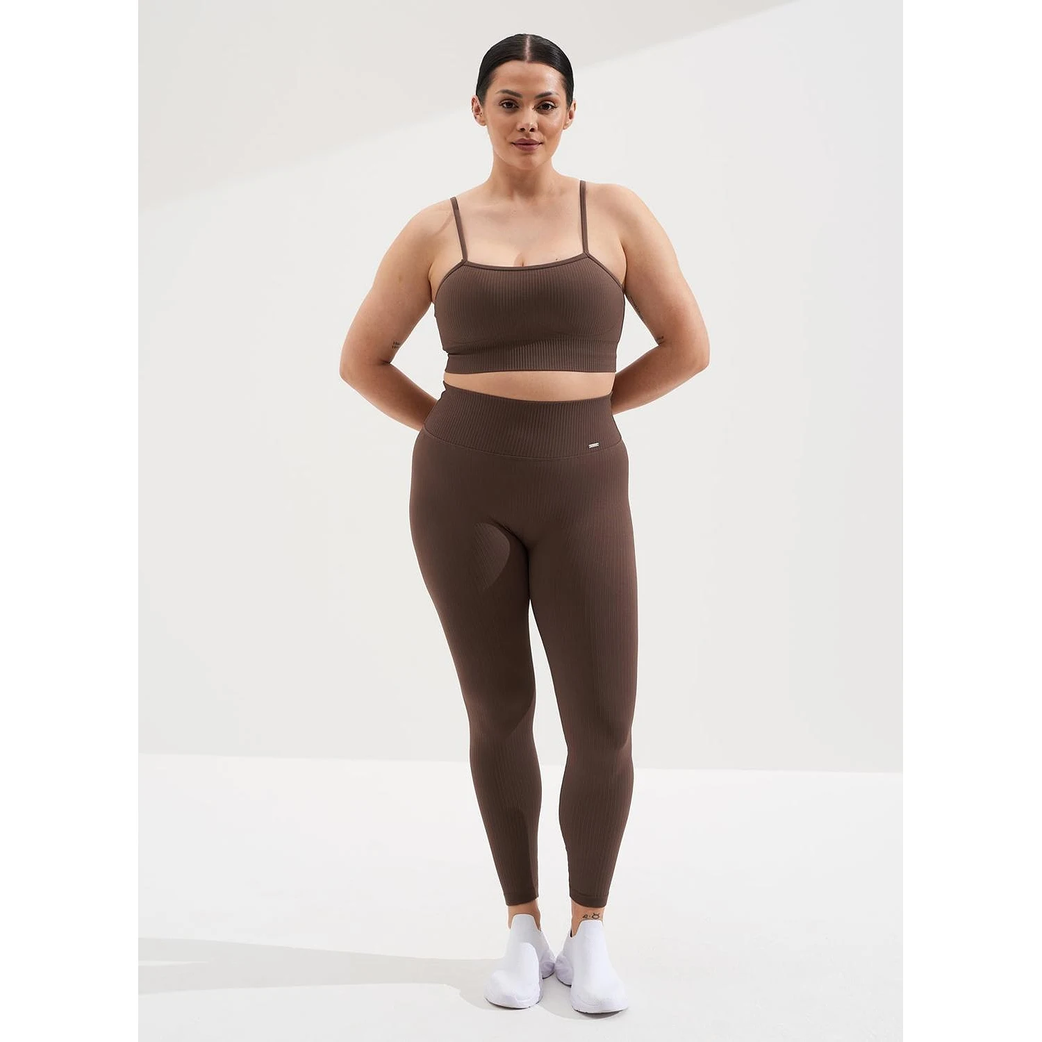 Macchiato Ribbed Seamless Strap Bra