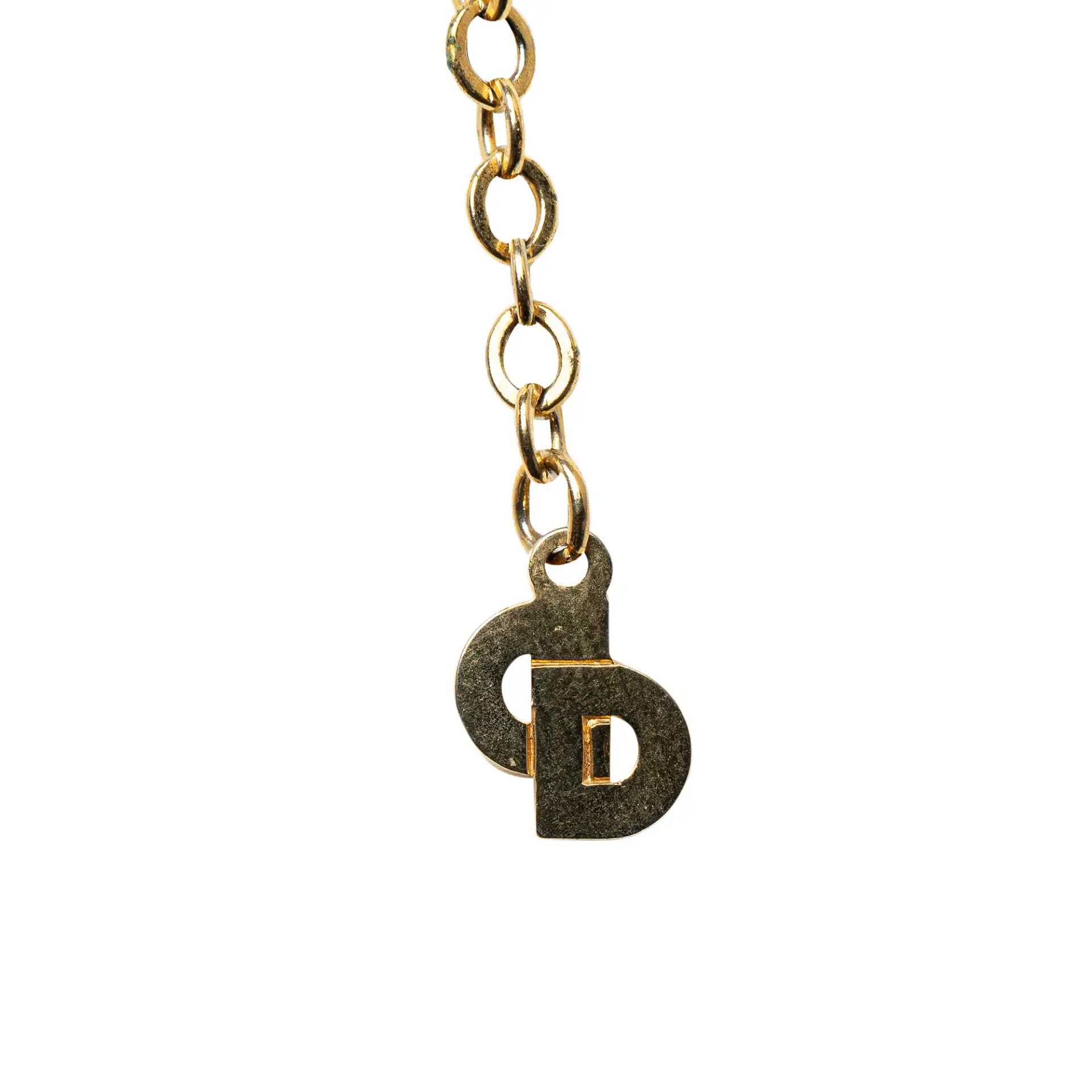 Dior Logo Pendant Necklace