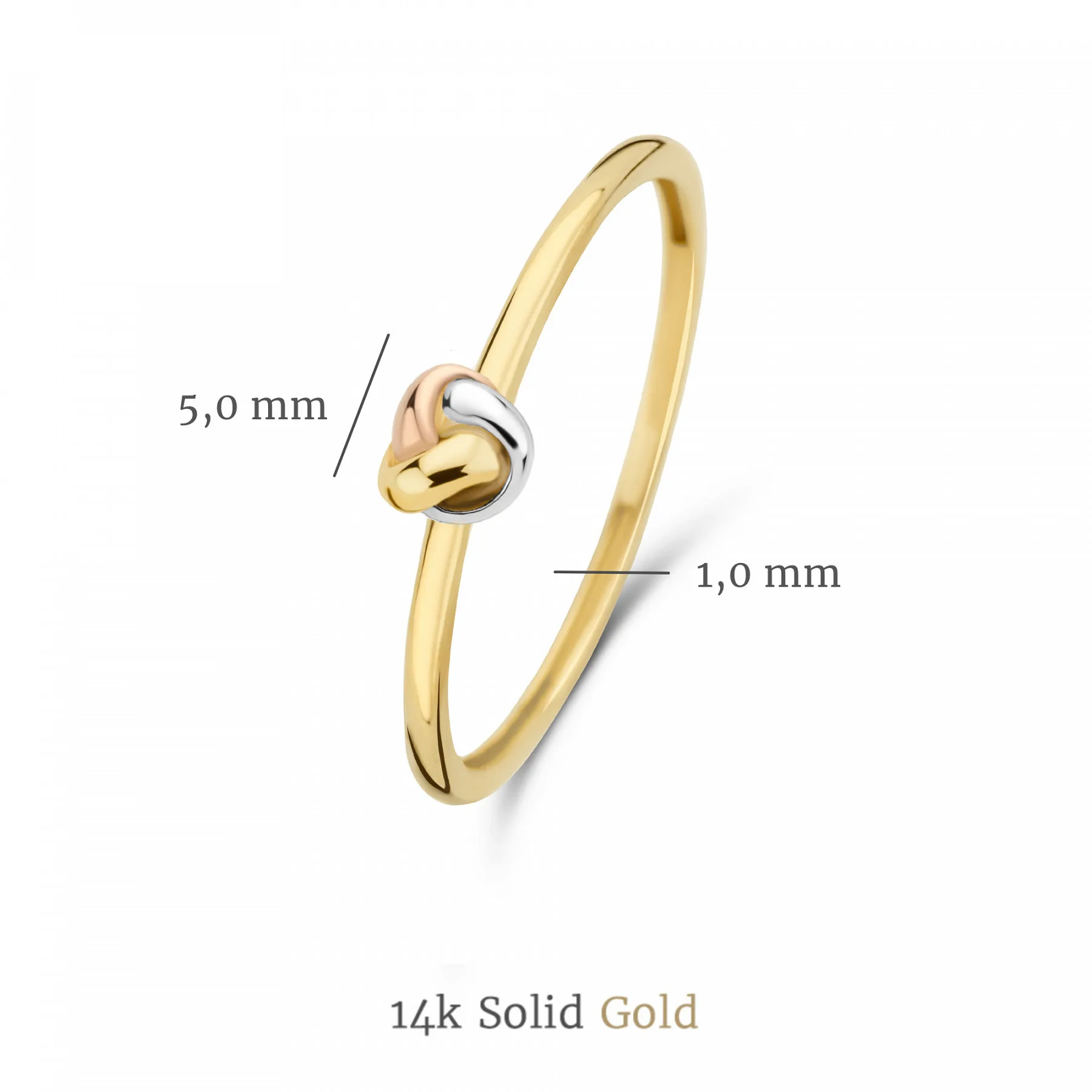 Isabel Bernard Tricolore Ring Guld