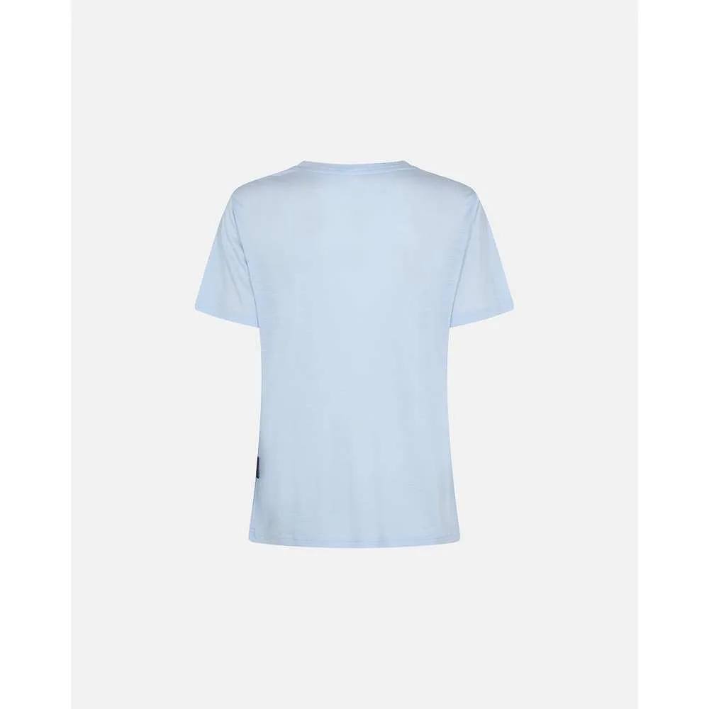 Ekologiska Ull, T-shirt "light", Blå