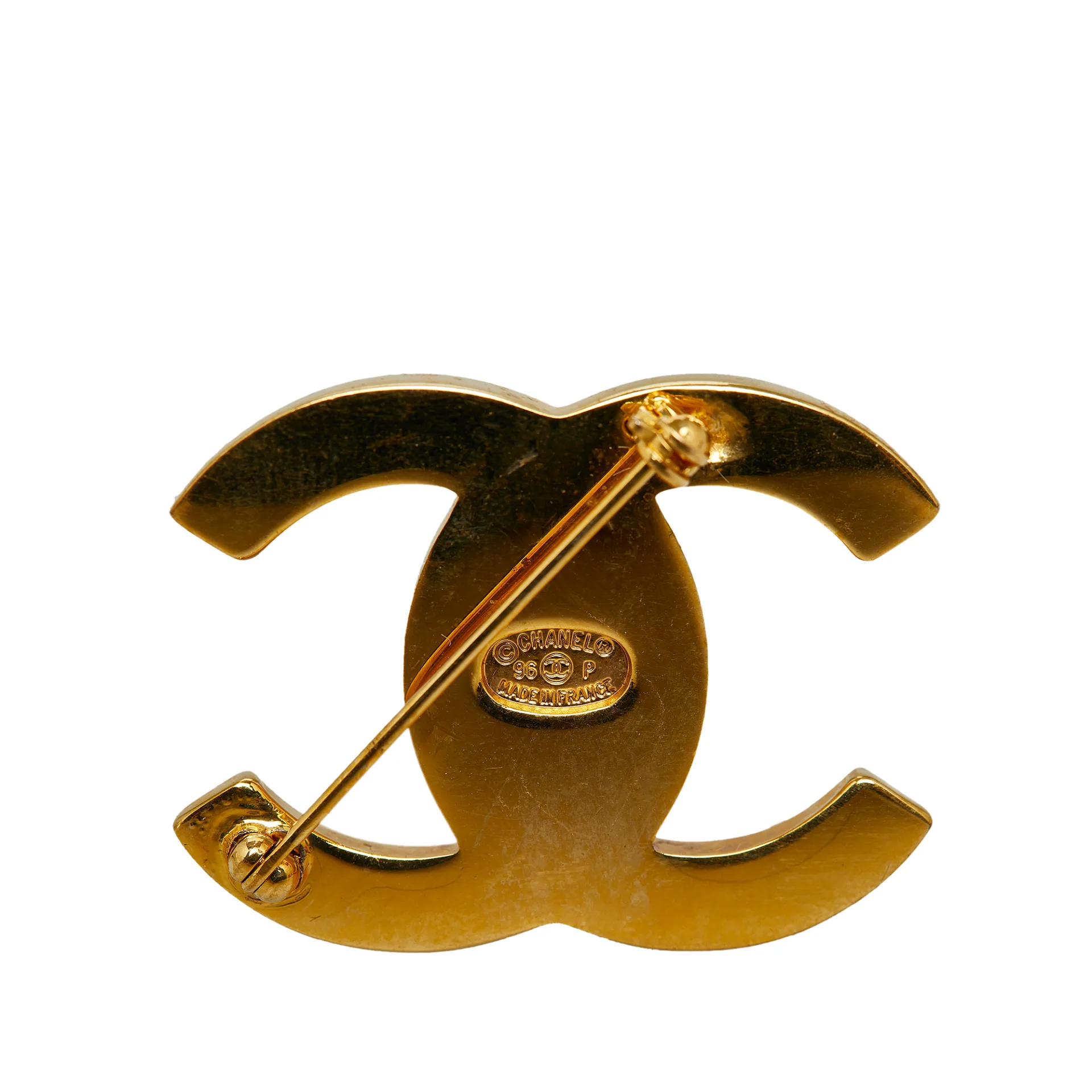 Chanel Cc Turn-lock Brooch