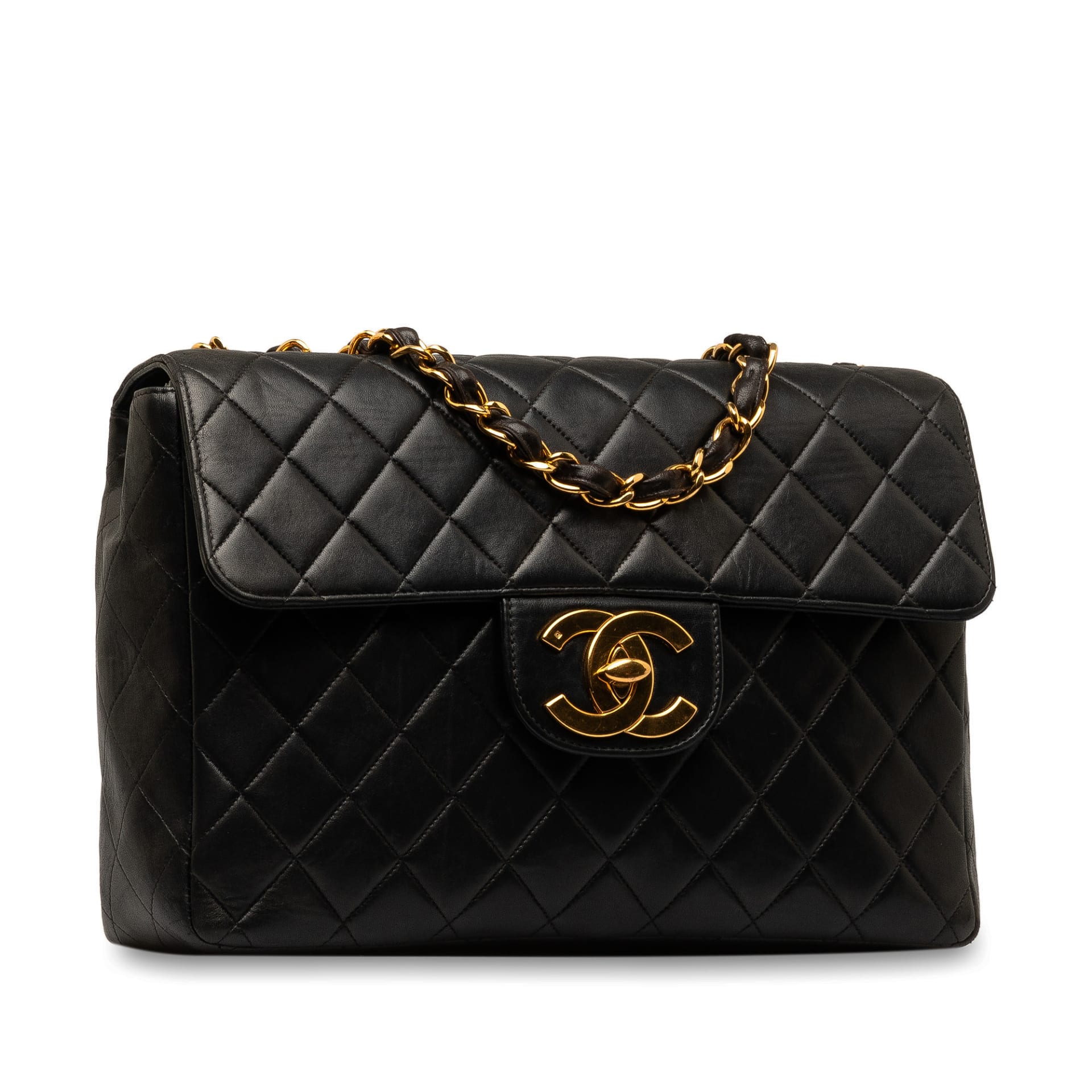 Chanel Jumbo Xl Classic Lambskin Single Flap