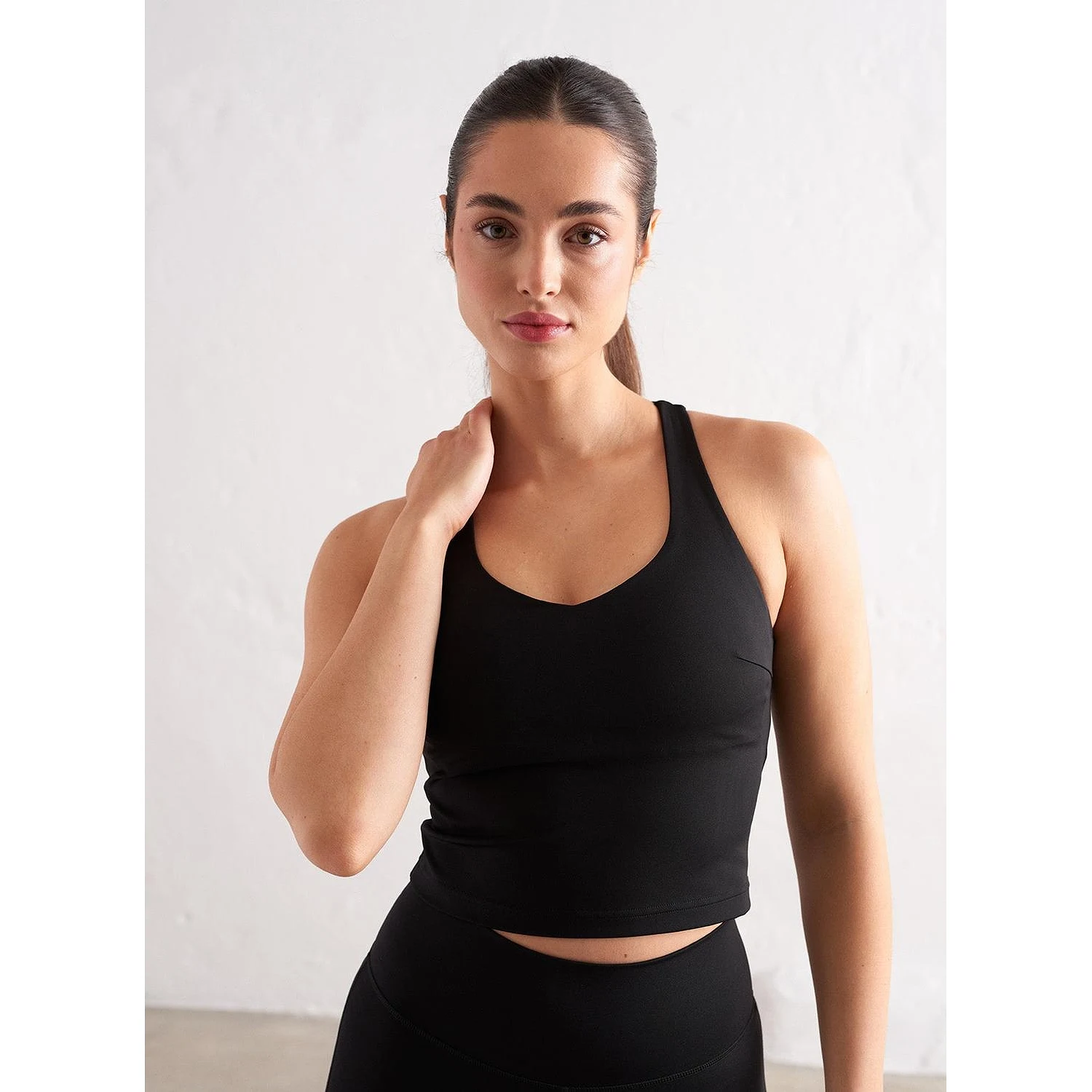 Black Sculpting Strappy Bralette