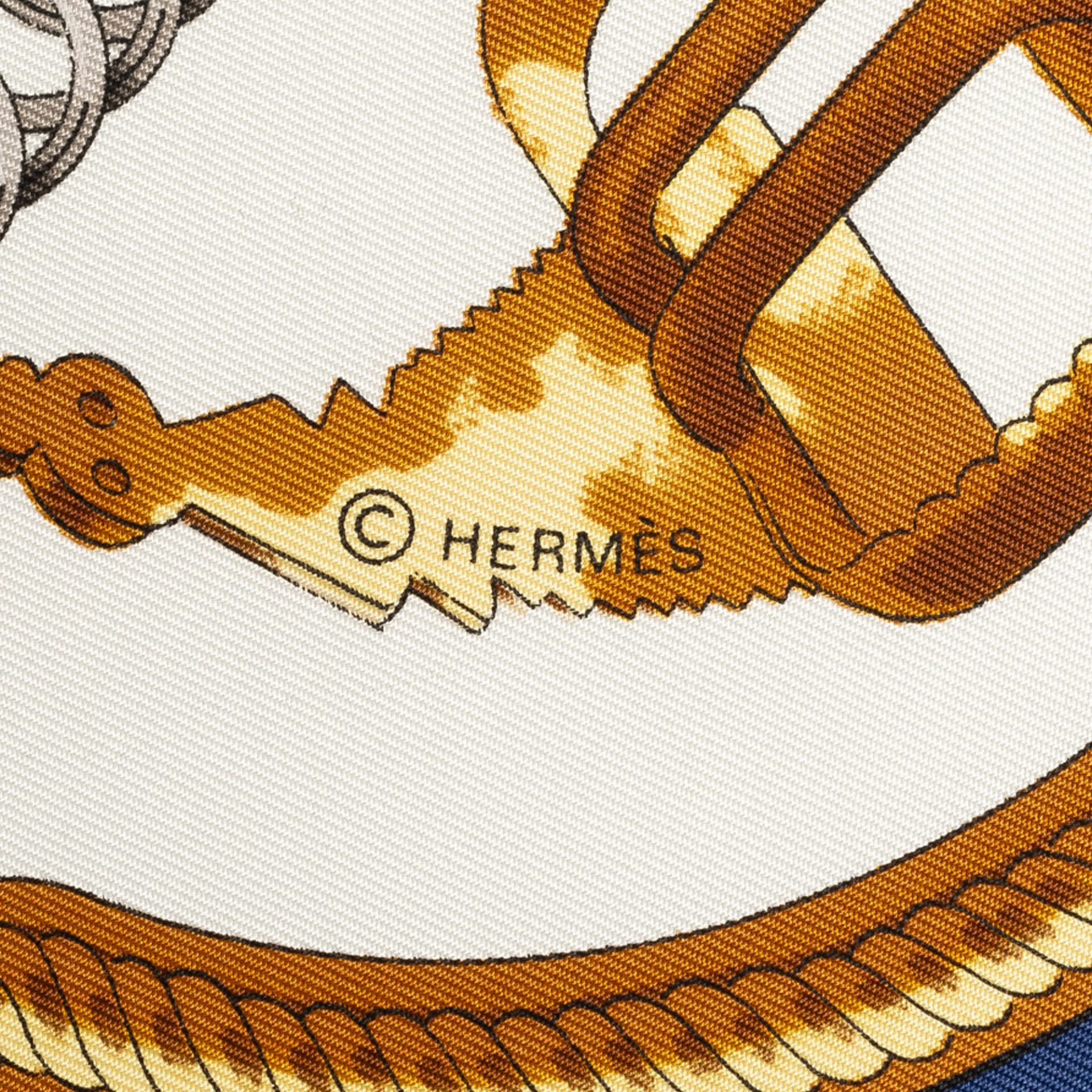 Hermes Reprise Silk Scarf