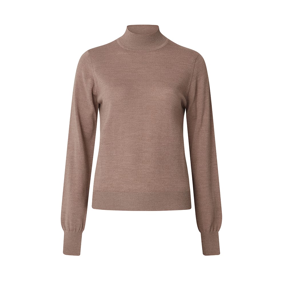 Ellen Merino Wool Mock Neck Sweater