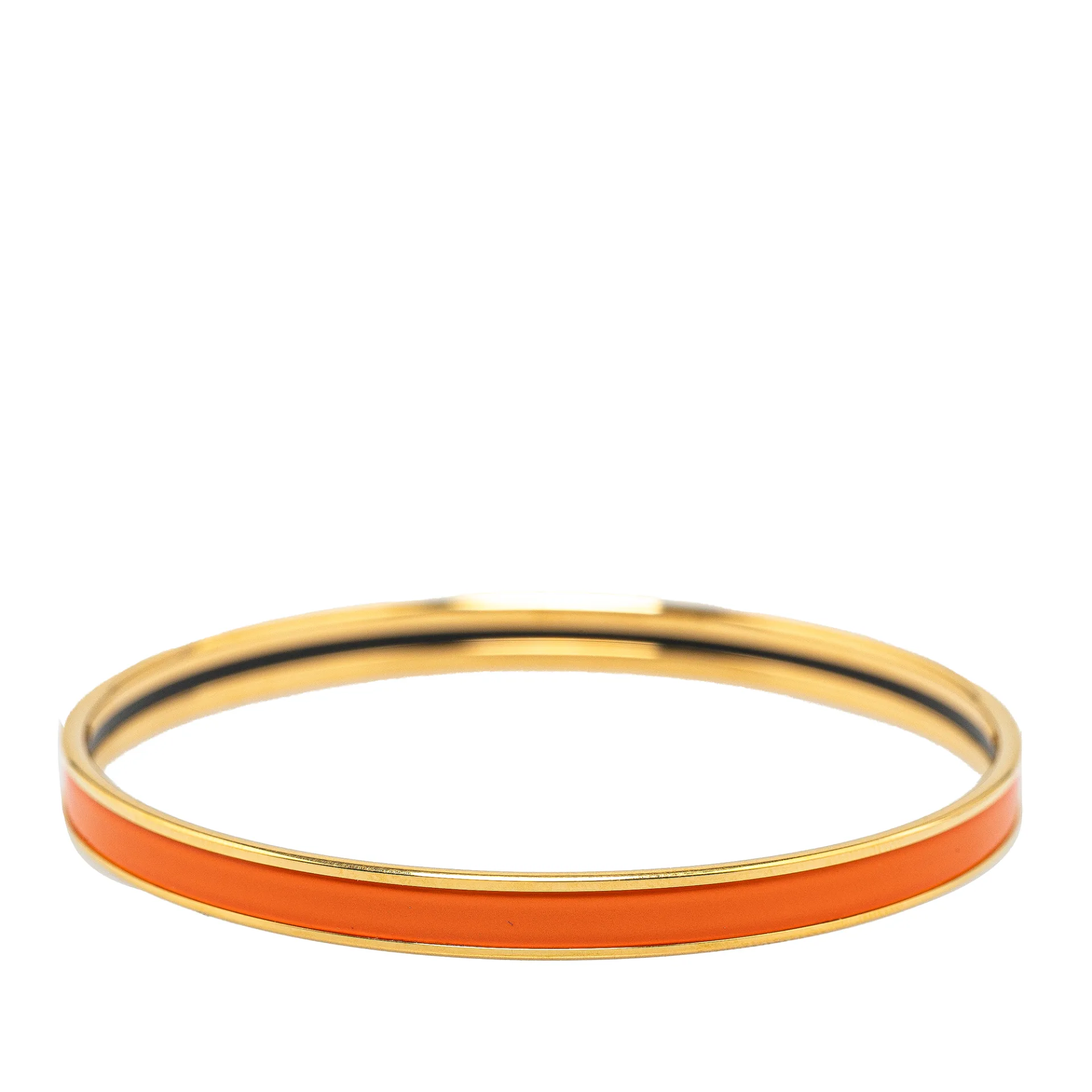 Hermès Extra Narrow Uni Enamel Bangle 70