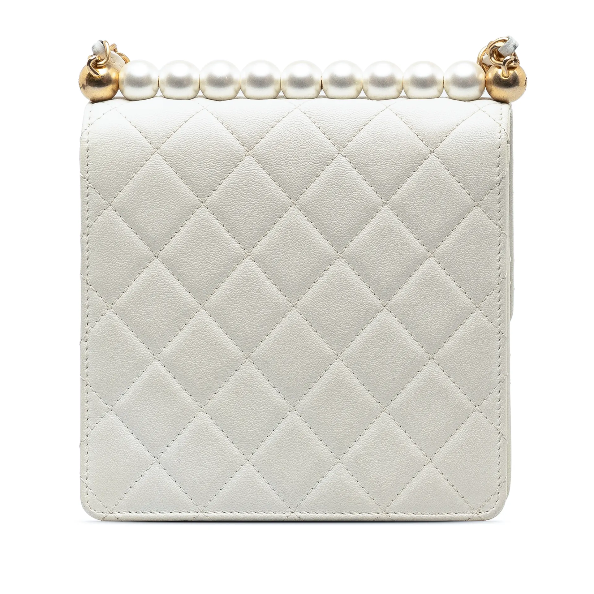 Chanel Small Lambskin Chic Pearls Flap