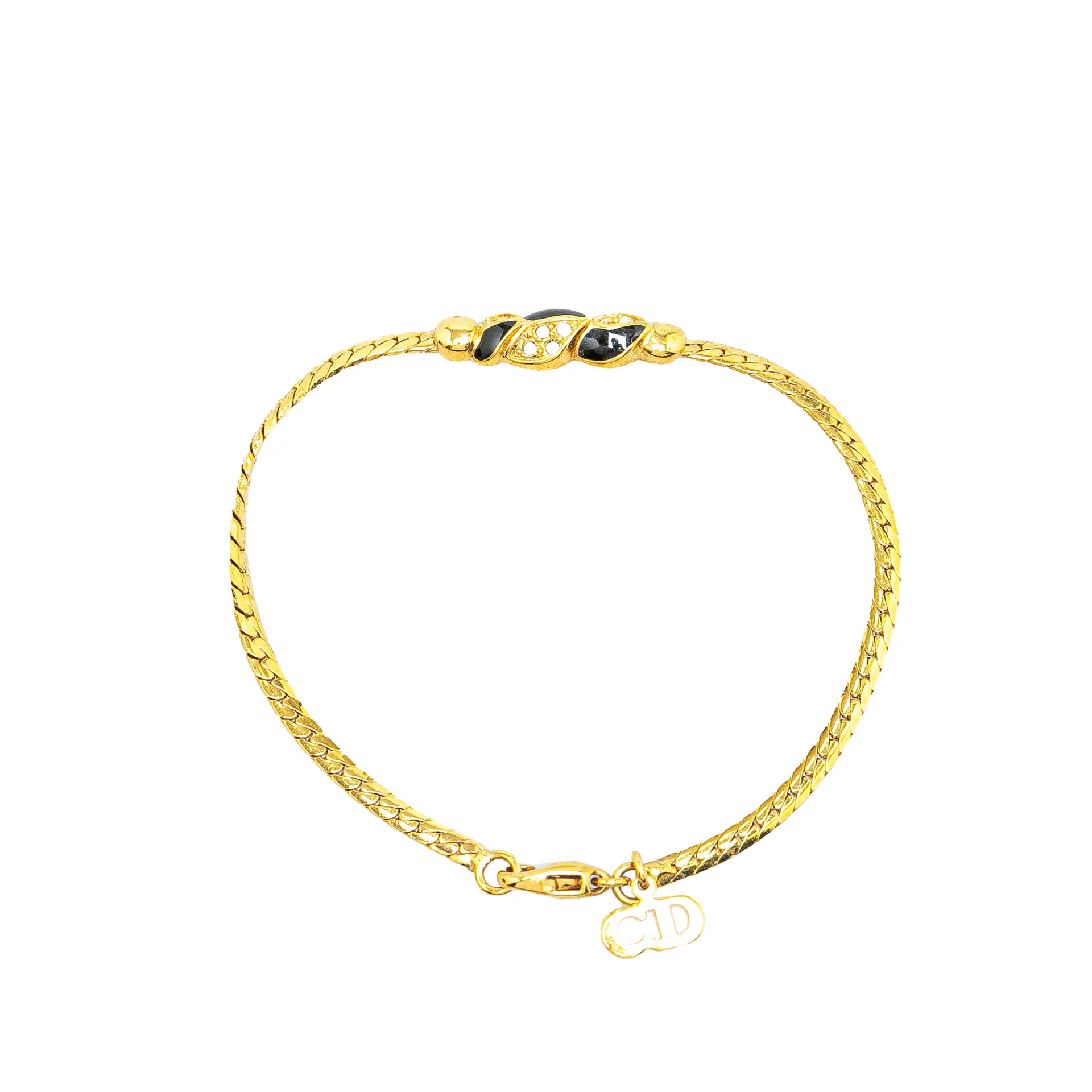 Dior Logo Charm Bracelet