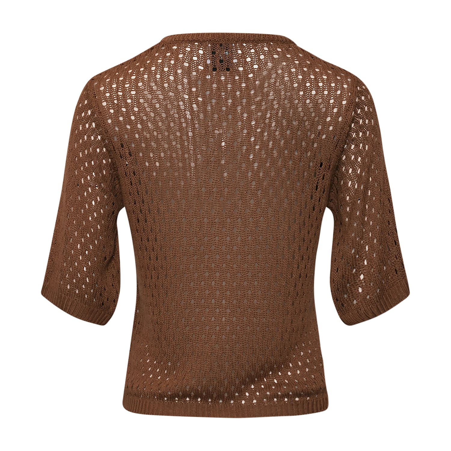 Ea, Knit Jumper, Viscose - Light Brown