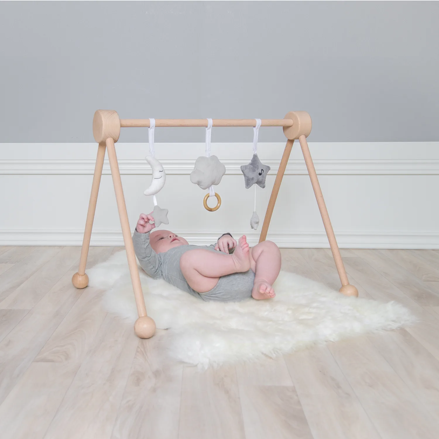 Babygym Trä Natur