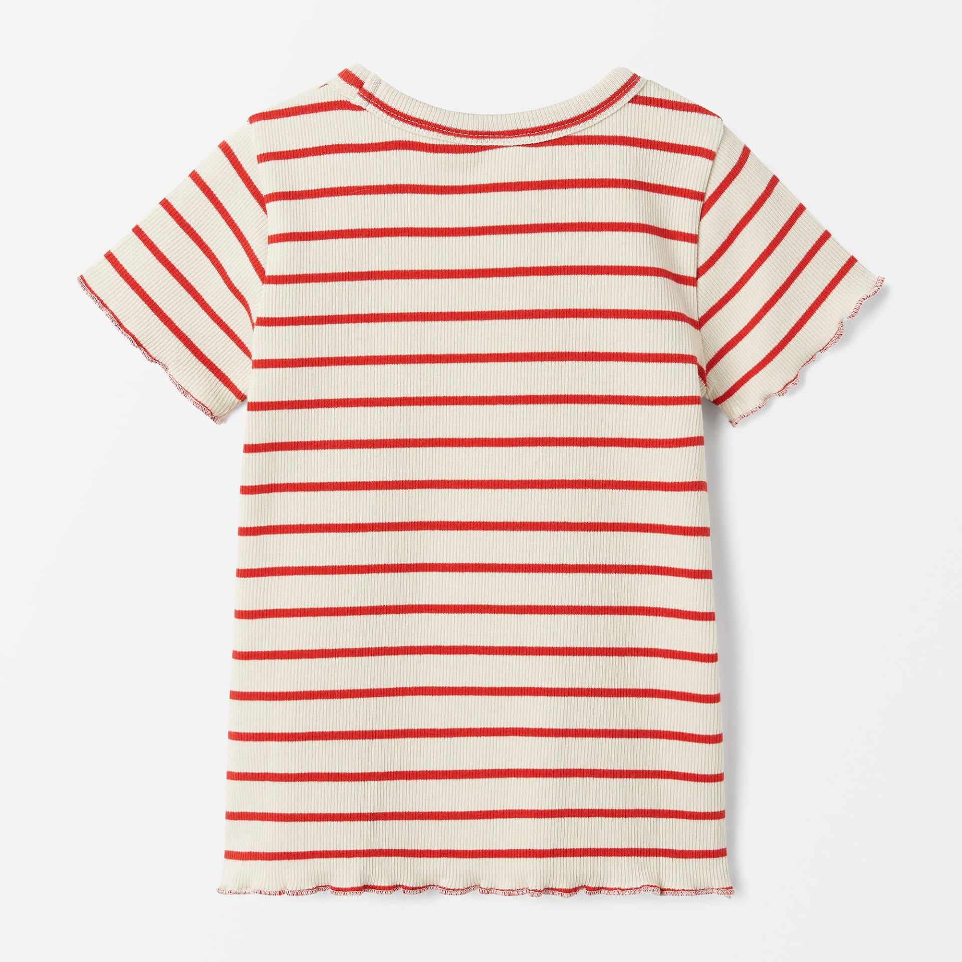 Ribbstickad t-shirt LANA