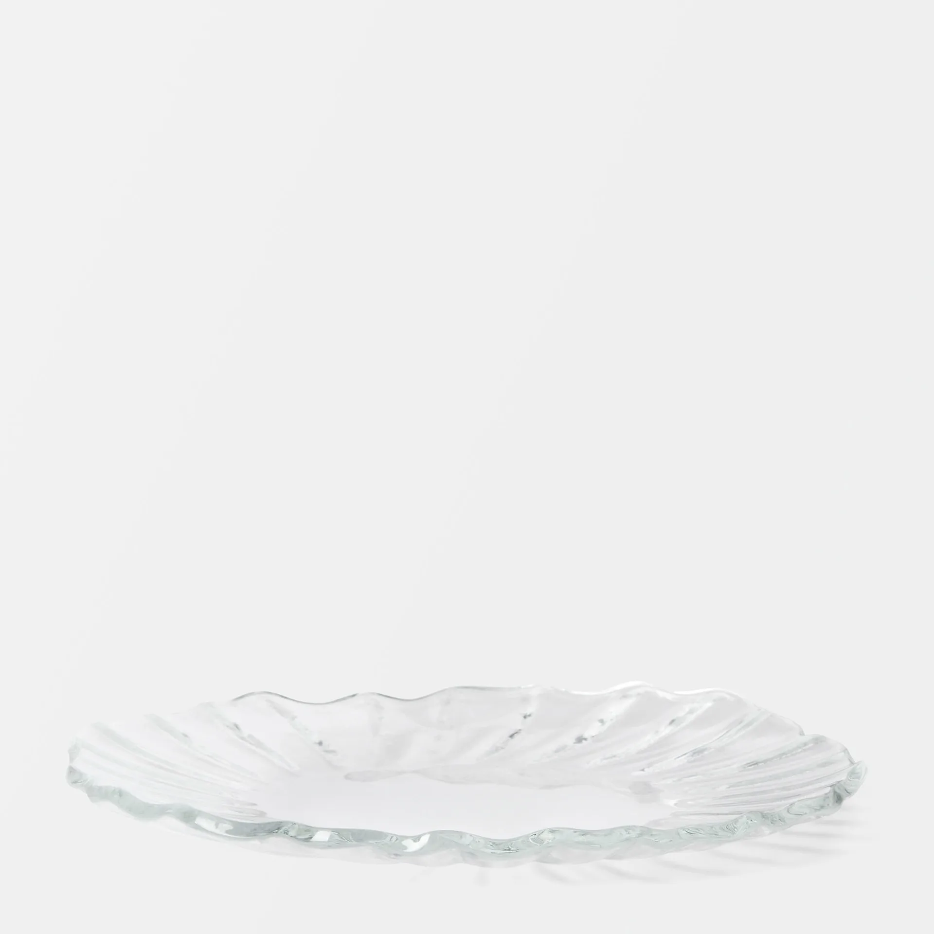Assiett i glas WAVES 20 cm