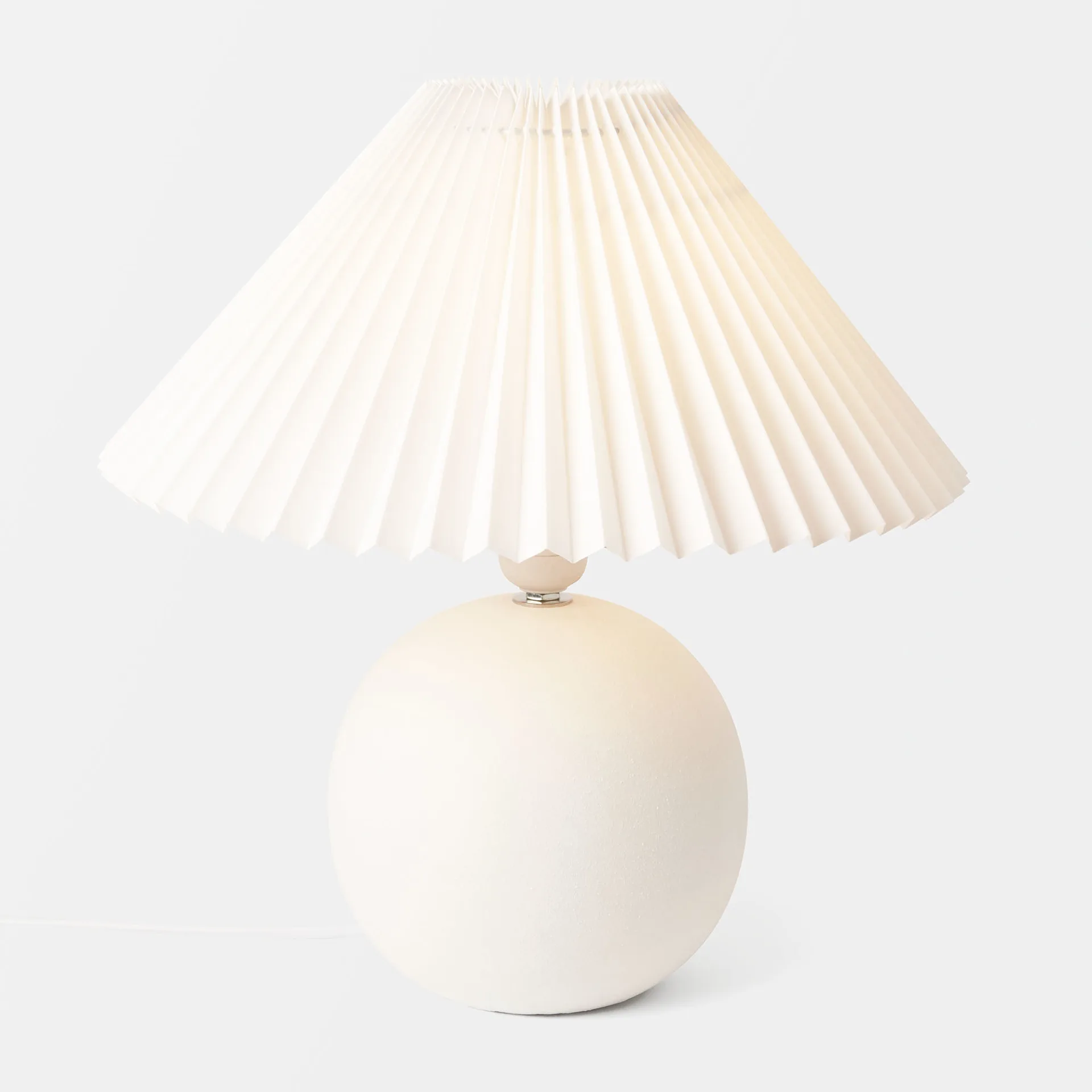 Plisserad lampskärm 35 cm