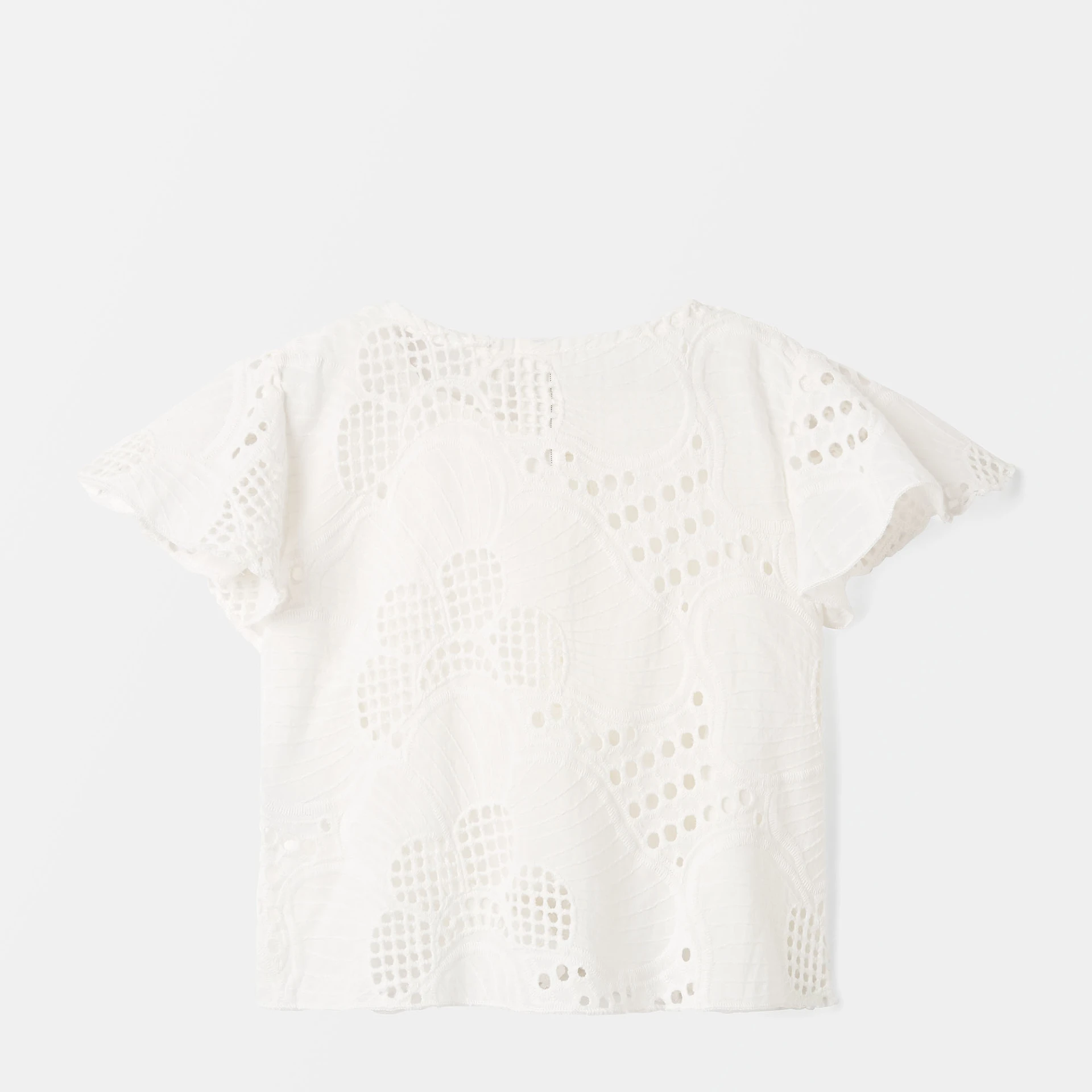 Blus med broderie anglaise FEI