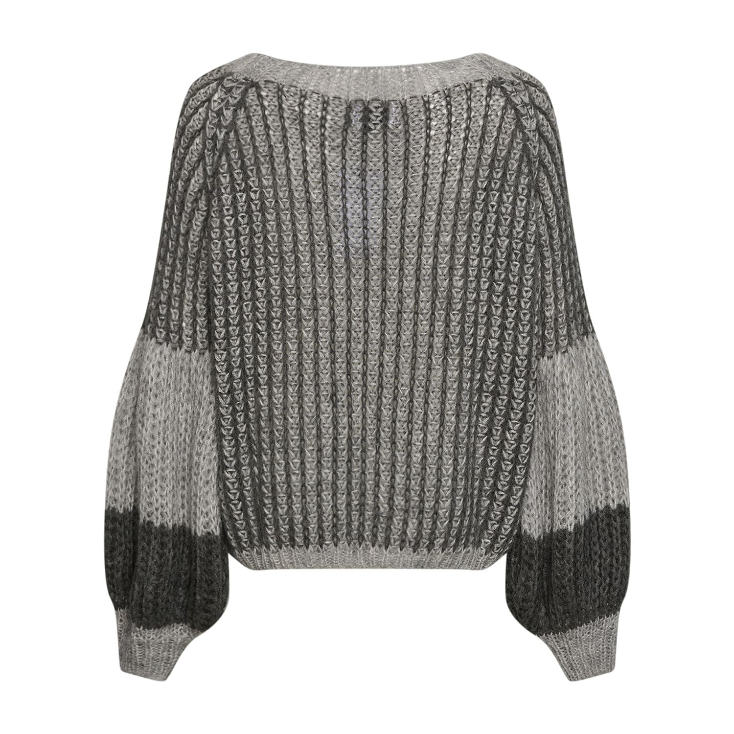 Liana Knit Sweater - Grey Melange Mix