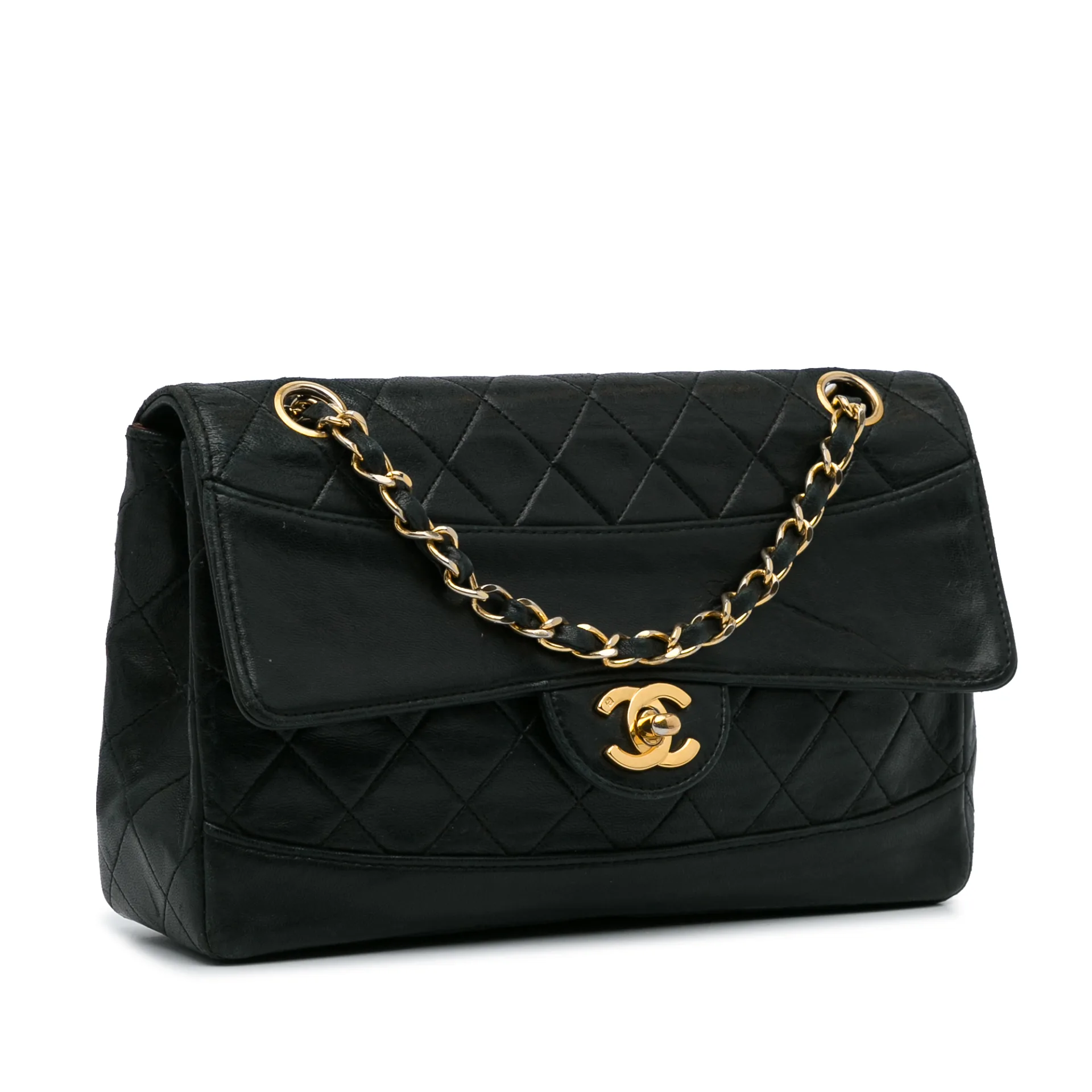 Chanel Quilted Lambskin Shoulder Bag