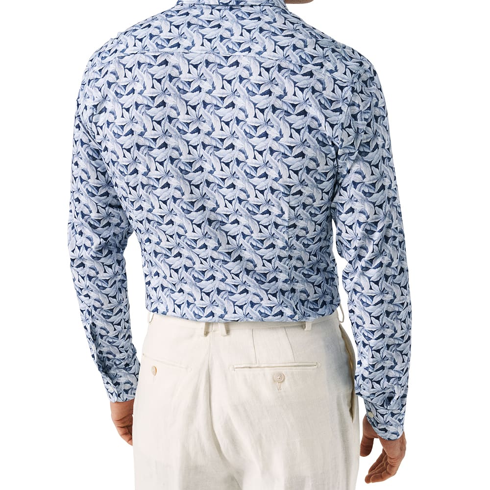 Contemporary Fit Palmmönstrad 4-flex-skjorta