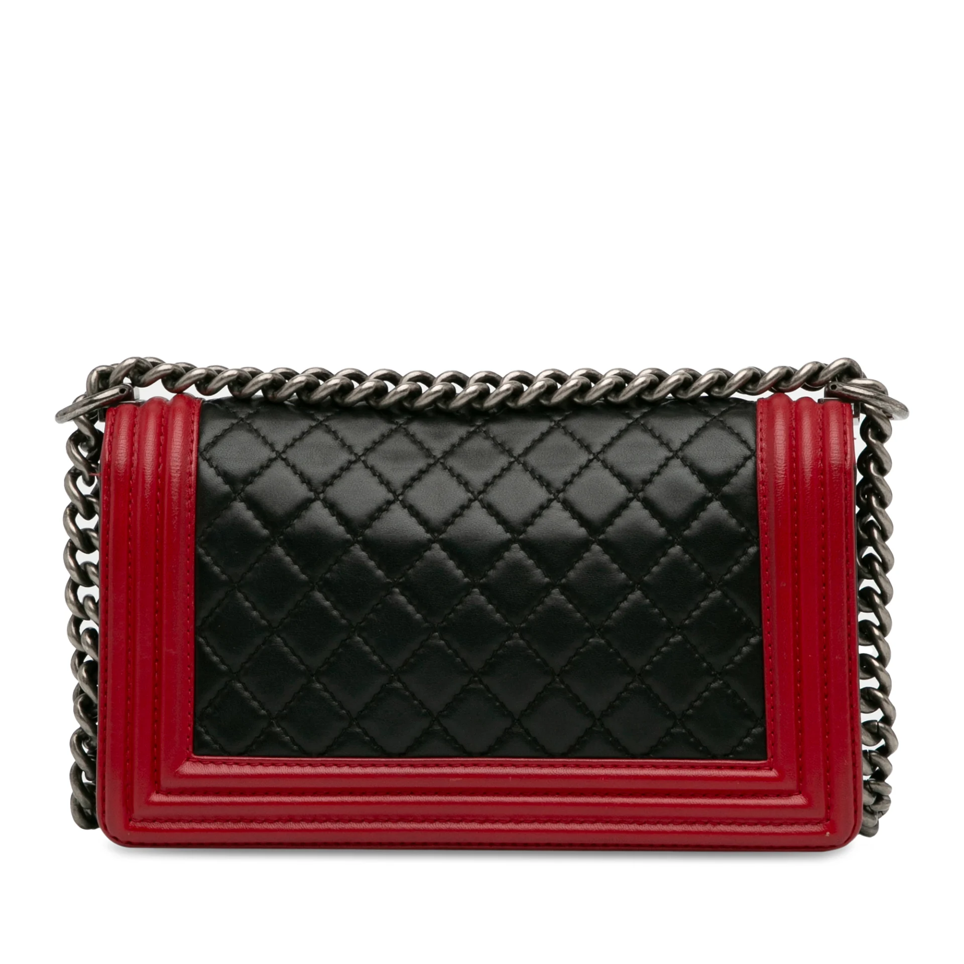 Chanel Medium Bicolor Lambskin Boy Flap