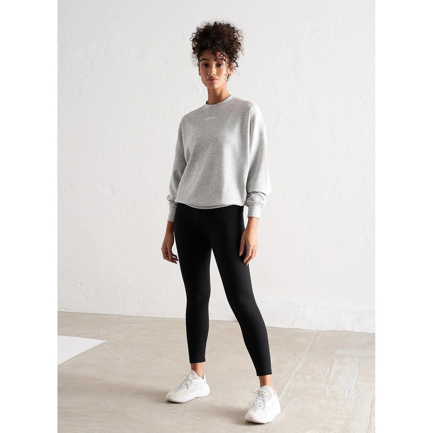 Light Grey Melange Comfy Sweatshirt