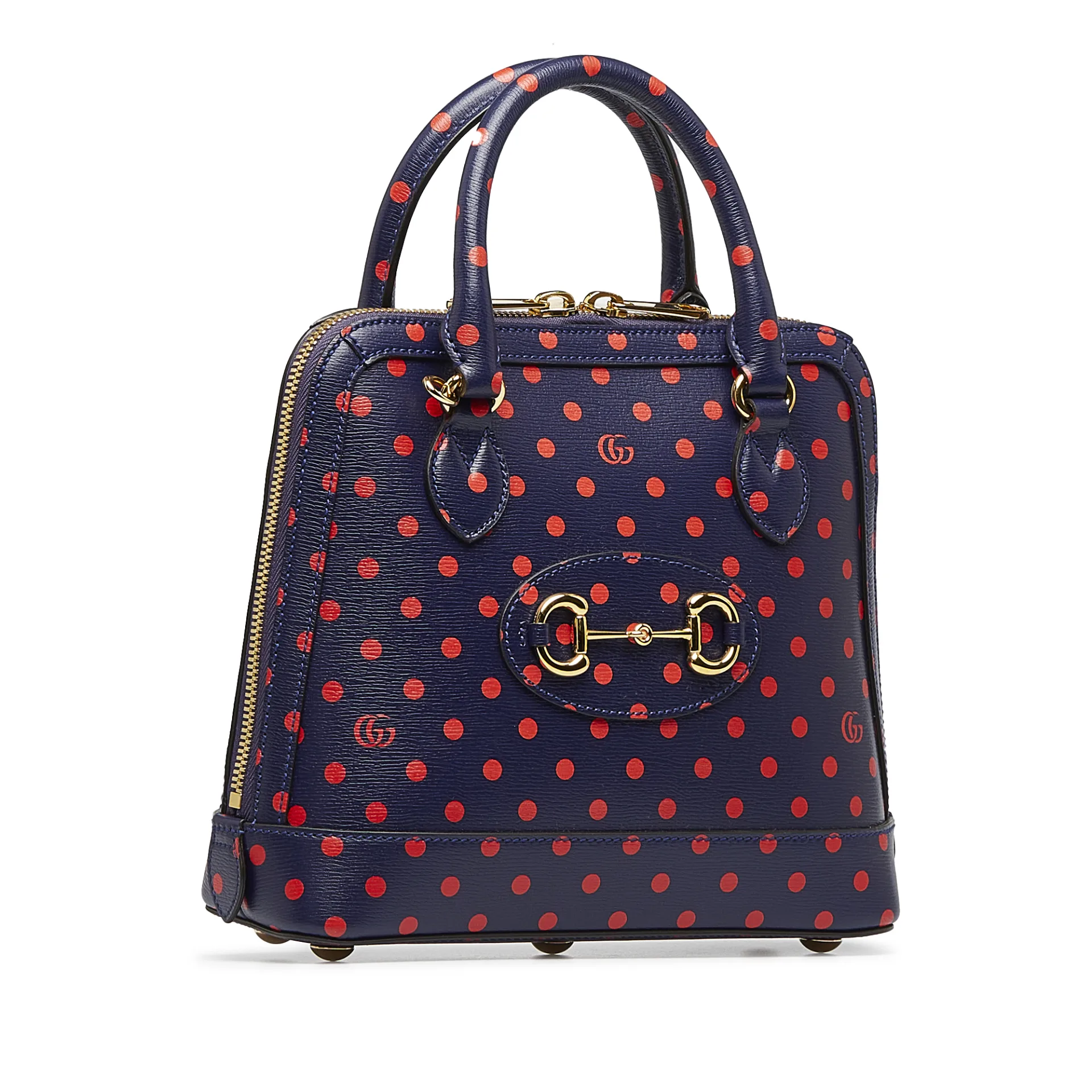 Gucci Horsebit 1955 Polka Dot Satchel