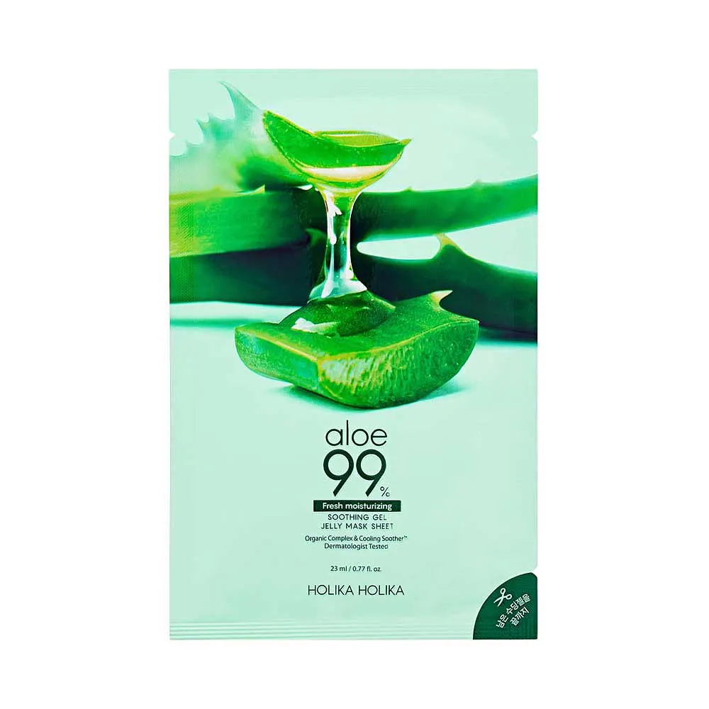 Aloe 99% Soothing Gel Jelly Mask Sheet Facial mask