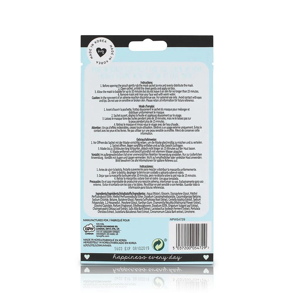 Exfoliate & Cleanse Bubble Sheet Mask