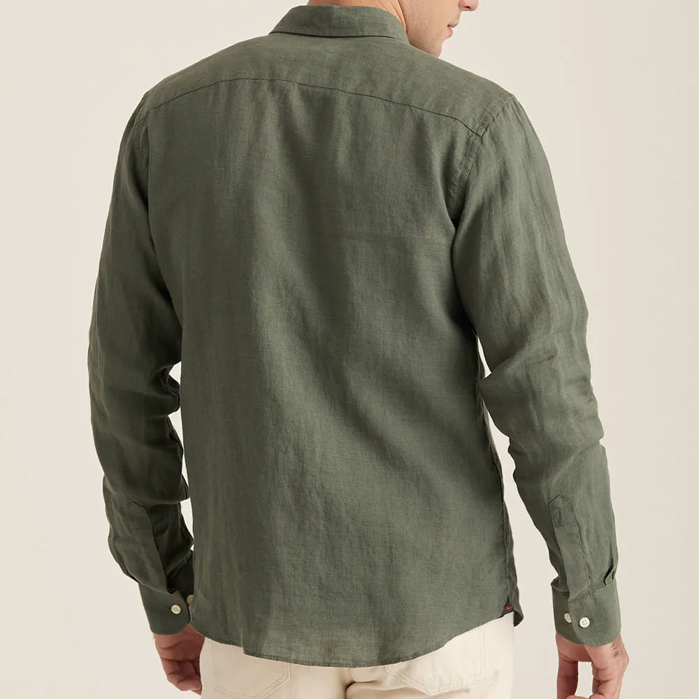 DOUGLAS BD LINEN SHIRT LS