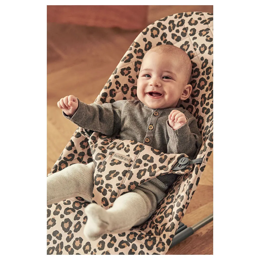 Babysitter Bliss Leopard Beige - Cotton