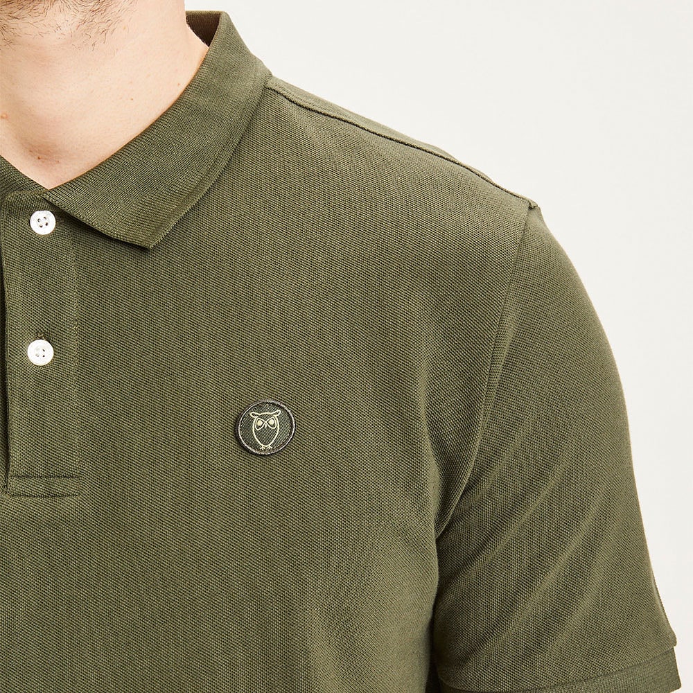 TOKE basic badge polo - GOTS/Vegan