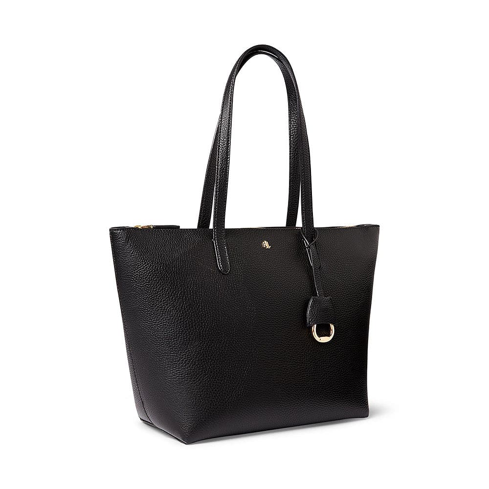 Faux-Leather Small Tote