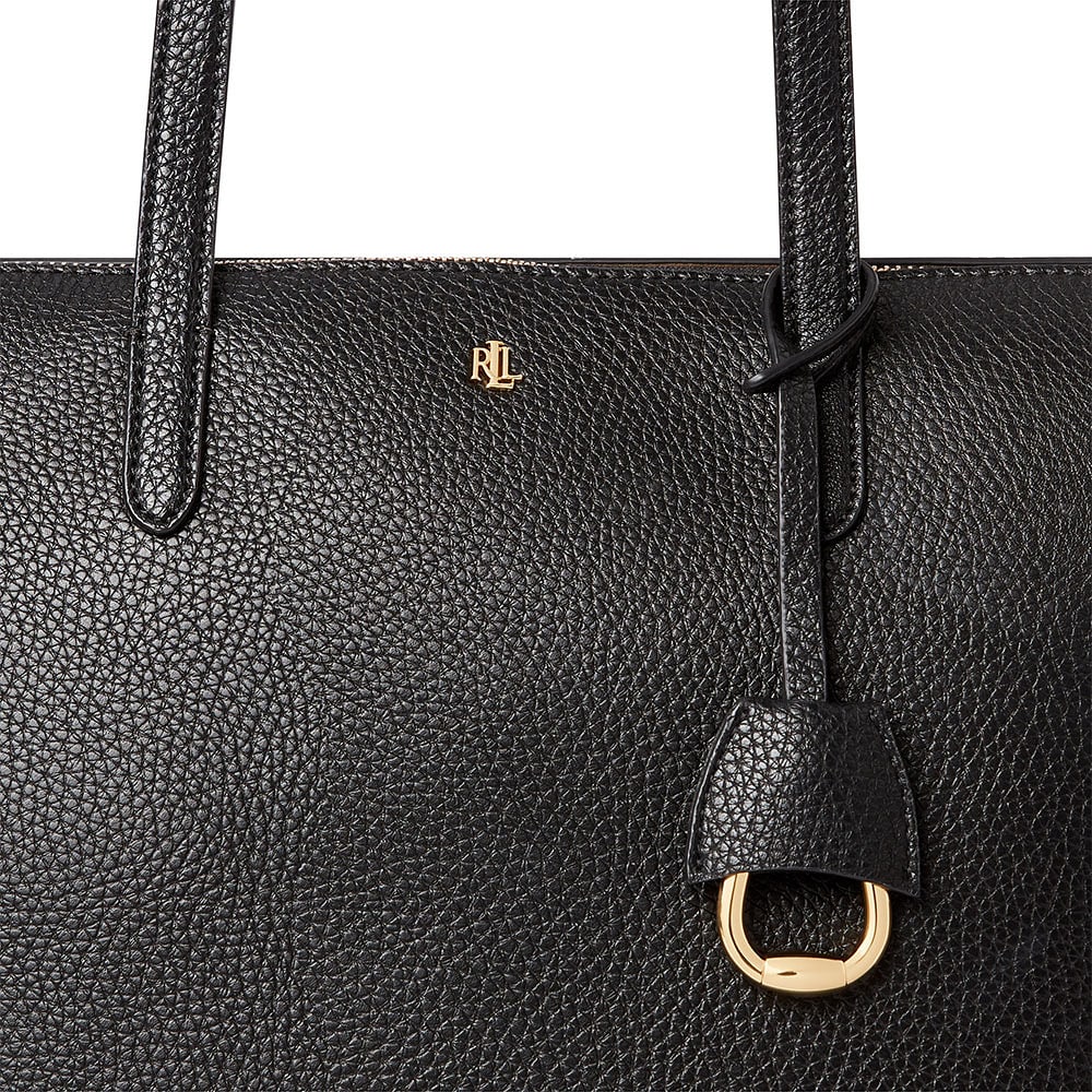 Faux-Leather Small Tote