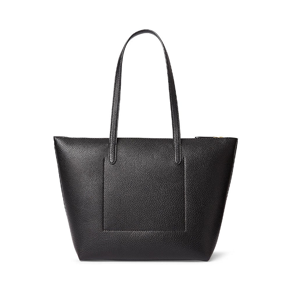 Faux-Leather Small Tote