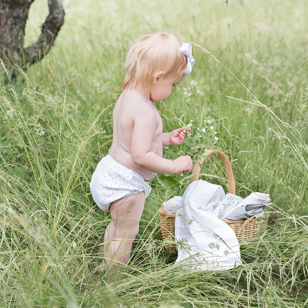 Muslin 2-pack grå GOTS